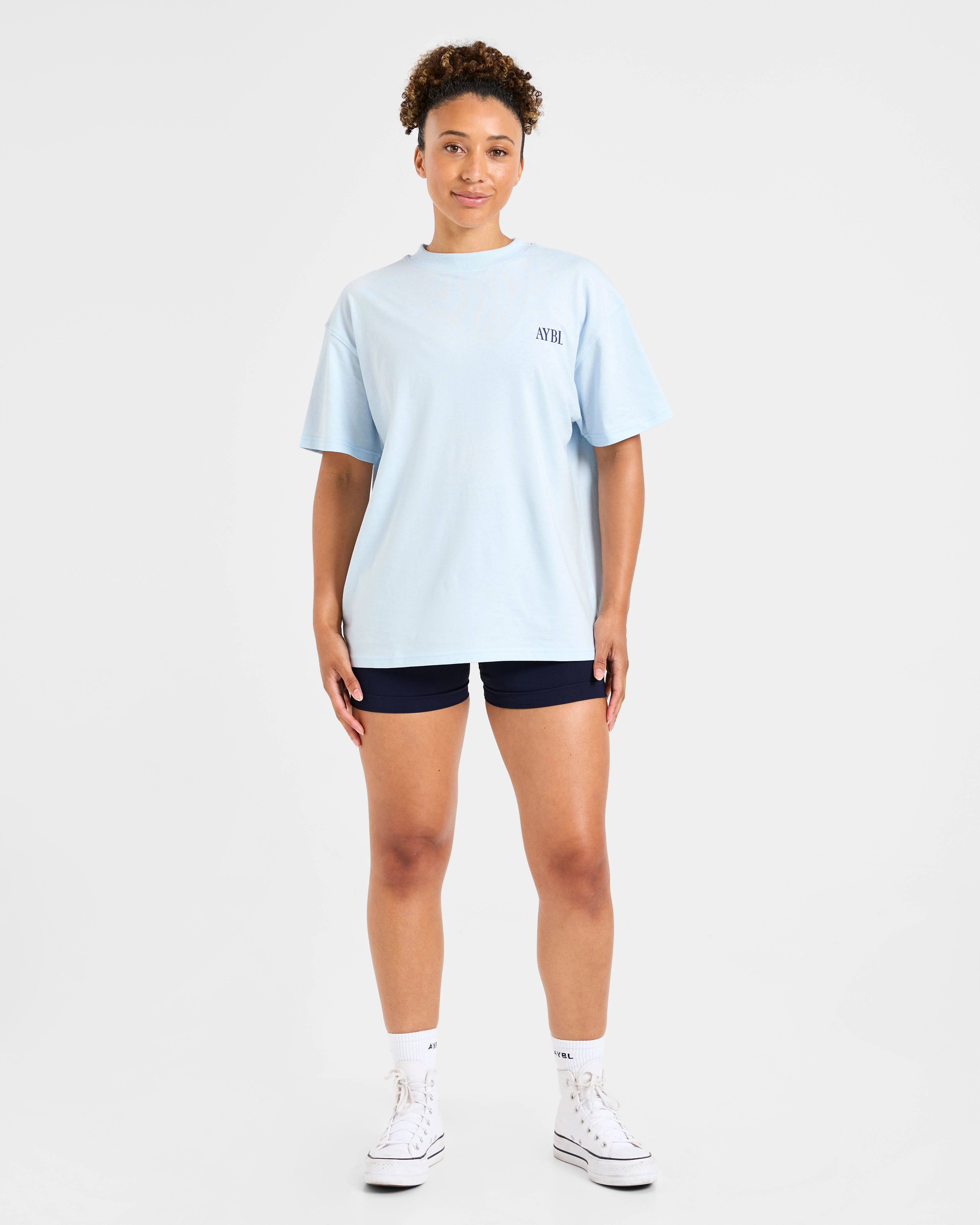 AYBL Strength Studio Oversized T Shirt - Bleu - Image 3