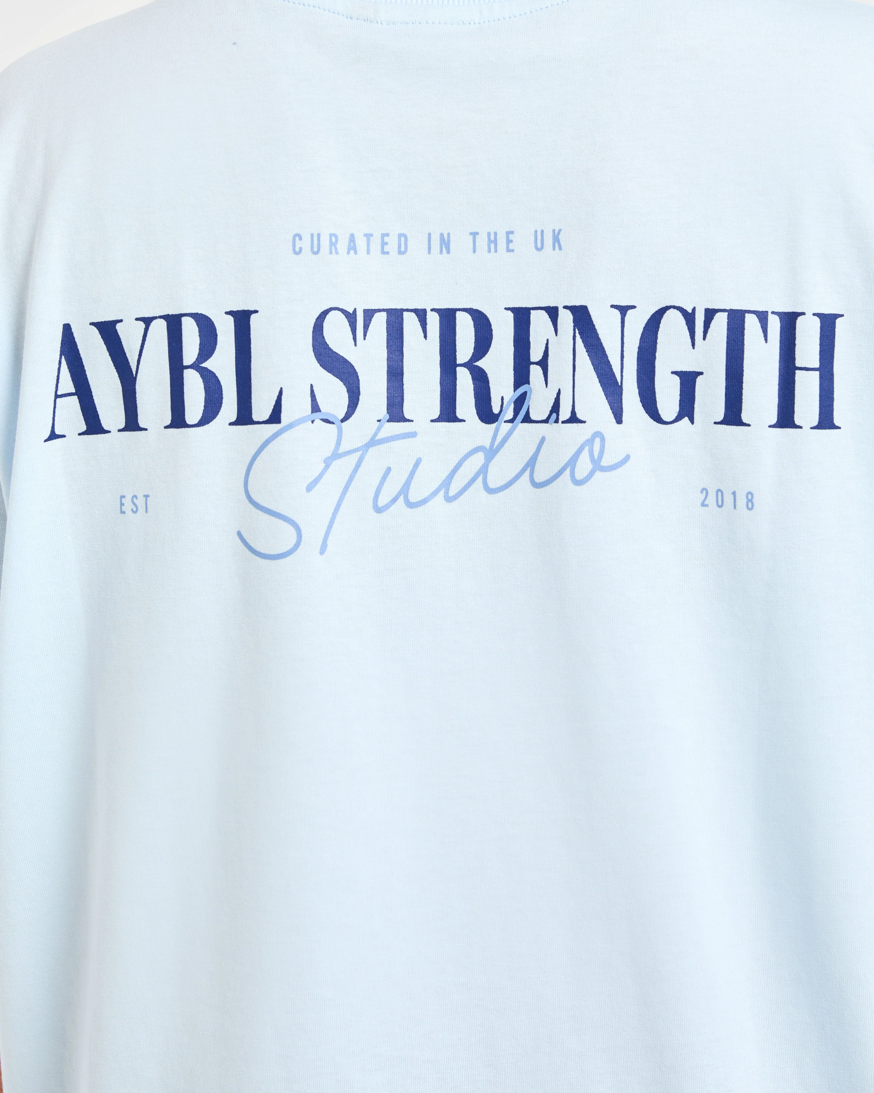 AYBL Strength Studio Oversized T Shirt - Bleu - Image 6
