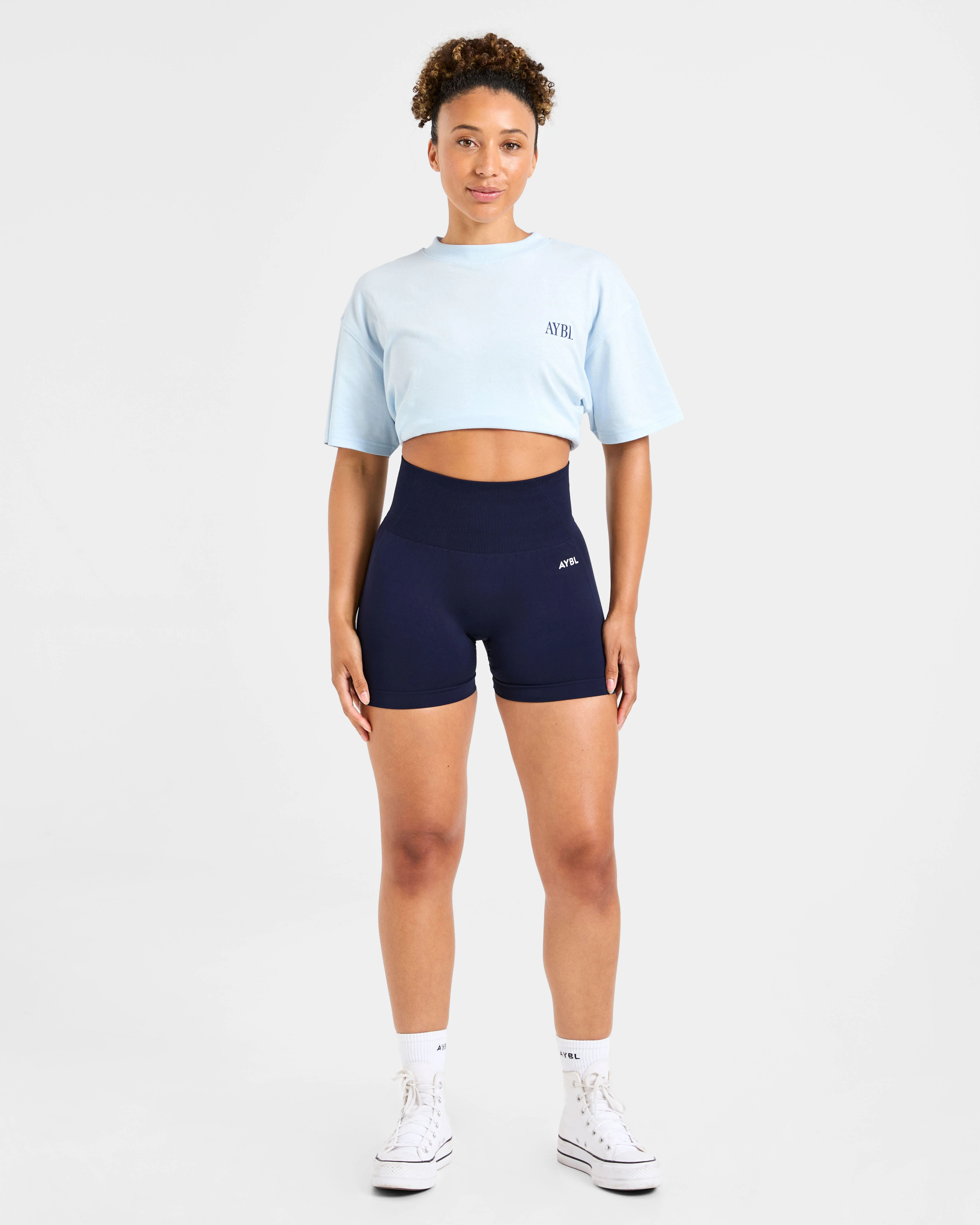 AYBL Strength Studio Oversized T Shirt - Bleu - Image 7