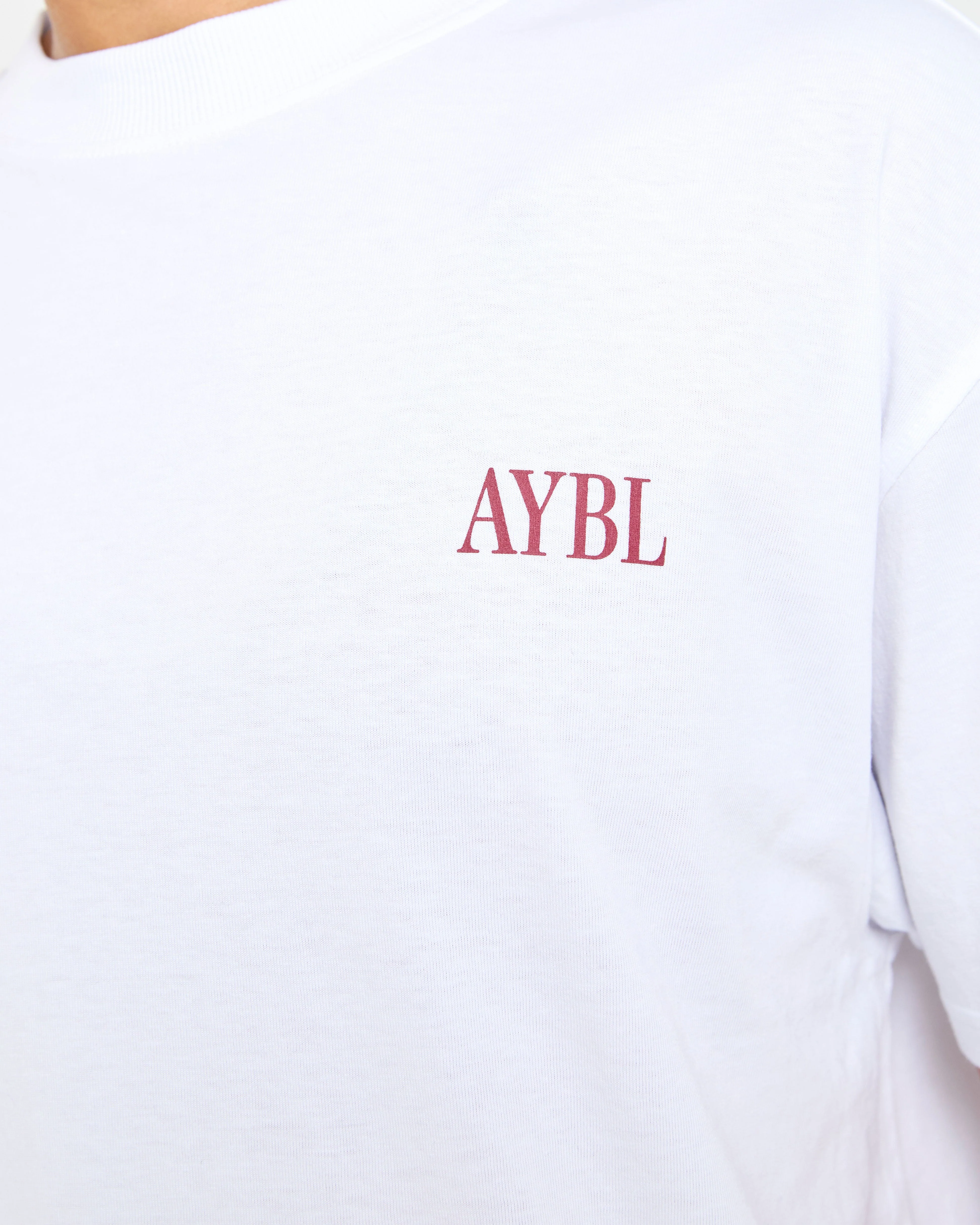 AYBL Strength Studio Oversized T Shirt - Blanc - Image 5