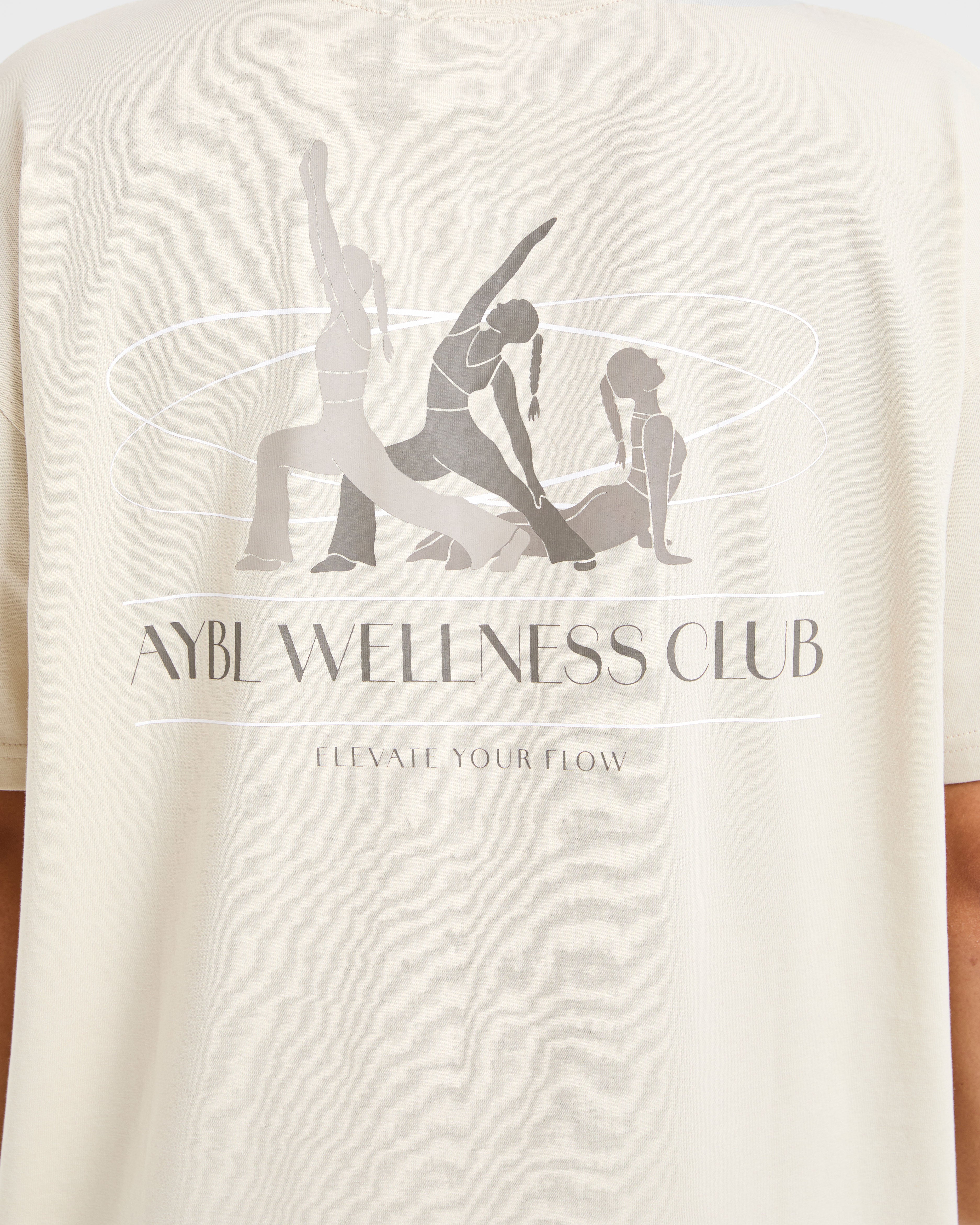 AYBL Wellness Oversized T Shirt - Beige - Image 6