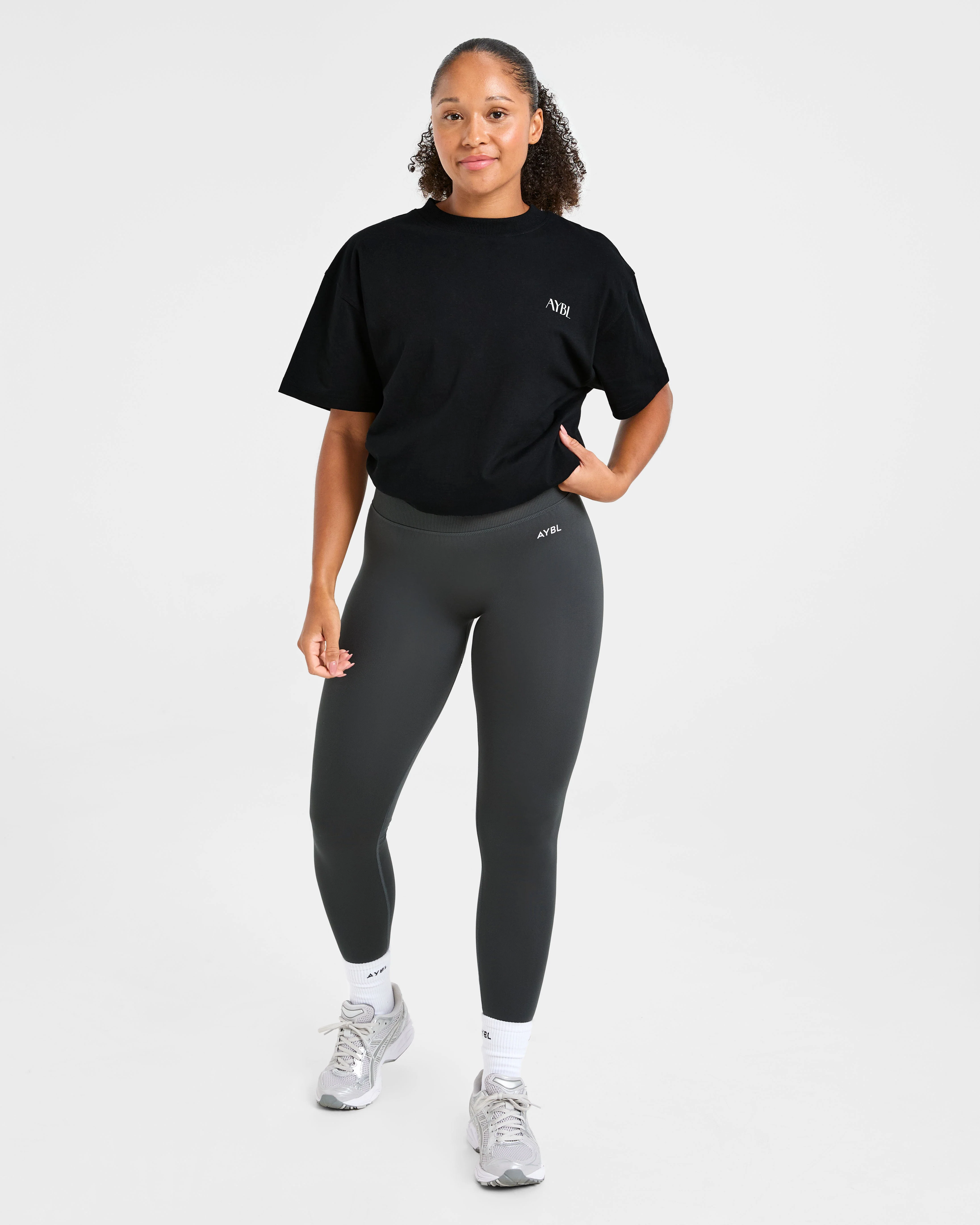 AYBL Wellness Oversized T Shirt - Noir - Image 7