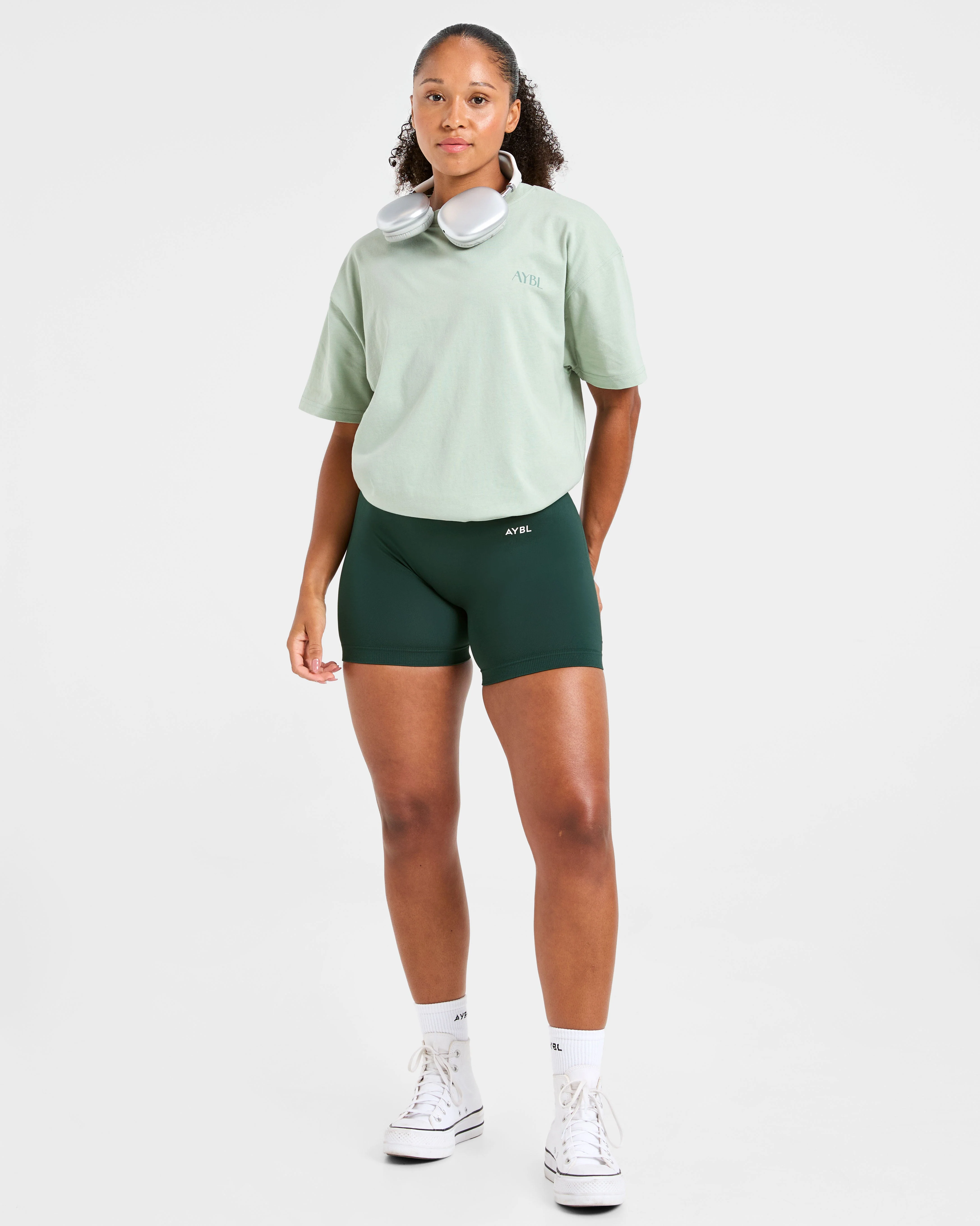 AYBL Wellness Oversized T Shirt - Vert - Image 7