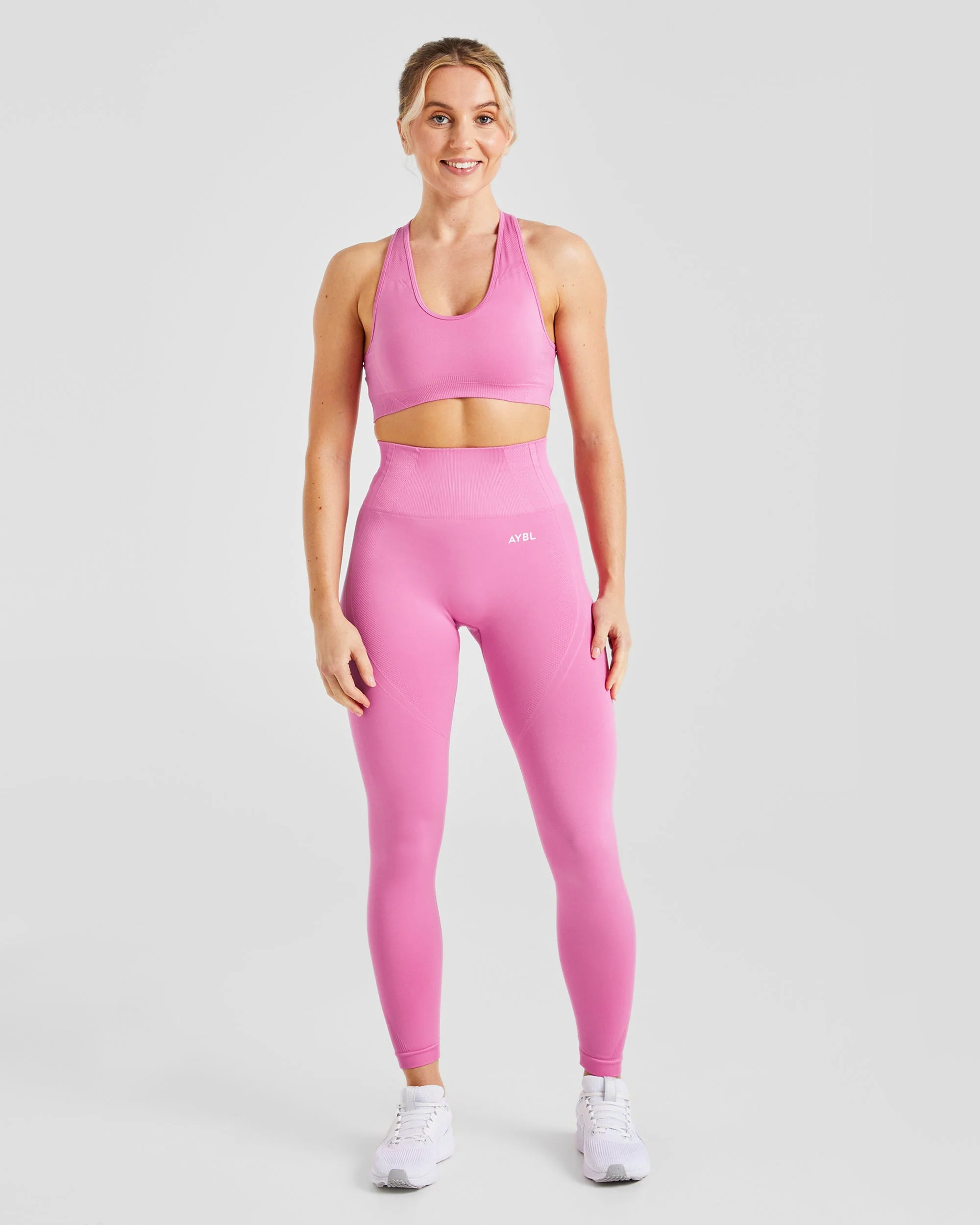 Balance V3 Seamless Leggings - Bubblegum Rose - Image 3