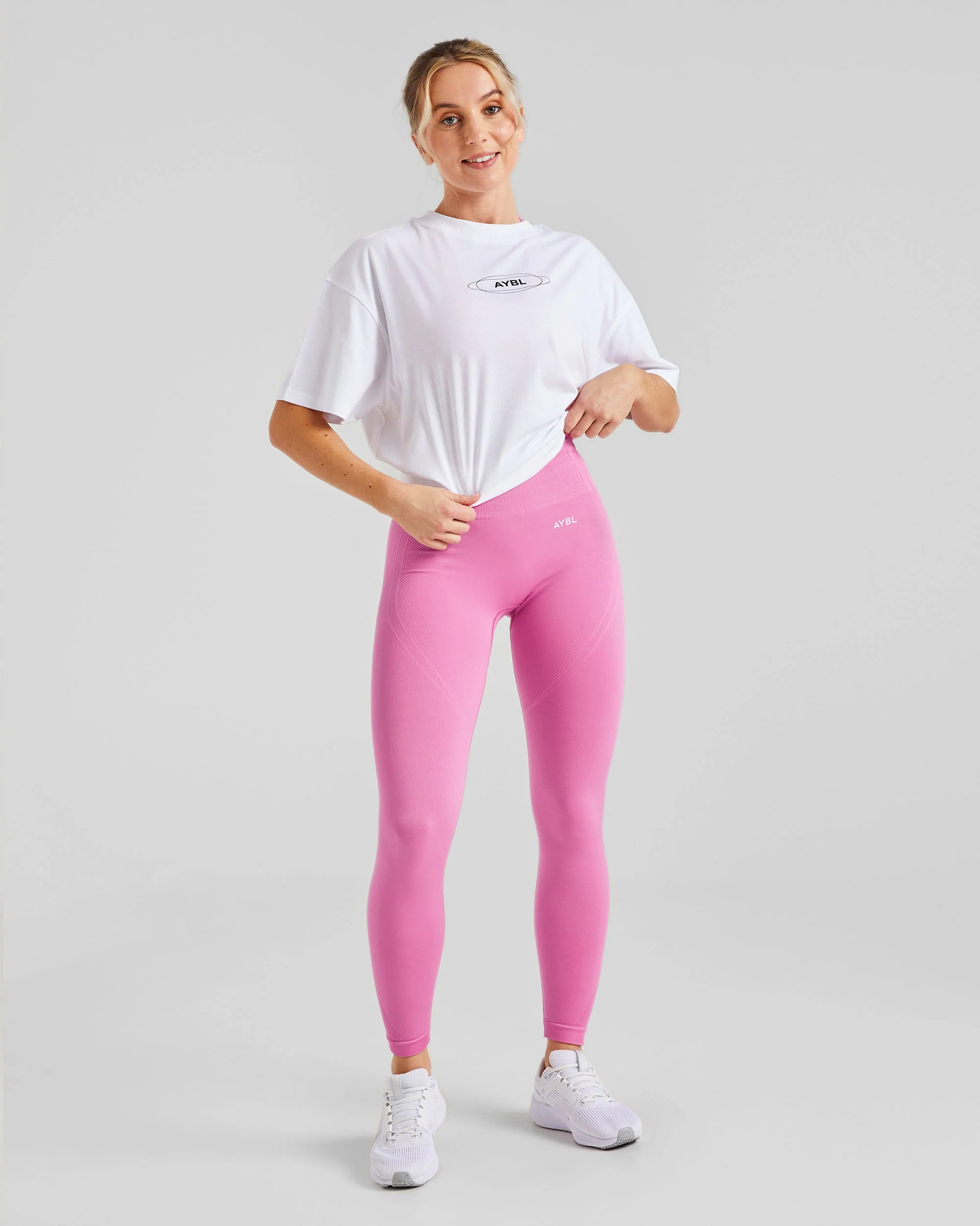 Balance V3 Seamless Leggings - Bubblegum Rose - Image 8