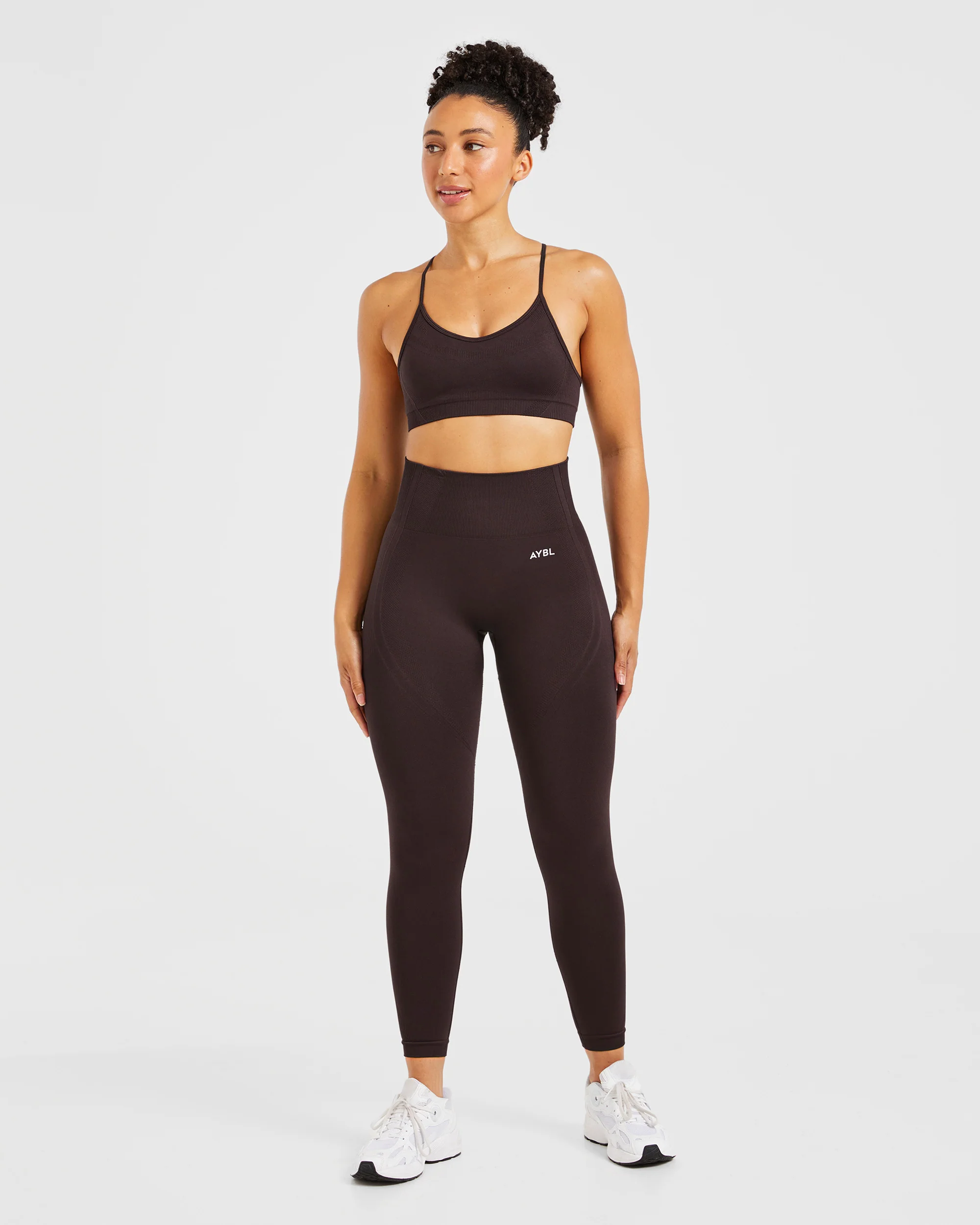 Balance V3 Seamless Leggings - Dark Brun - Image 3