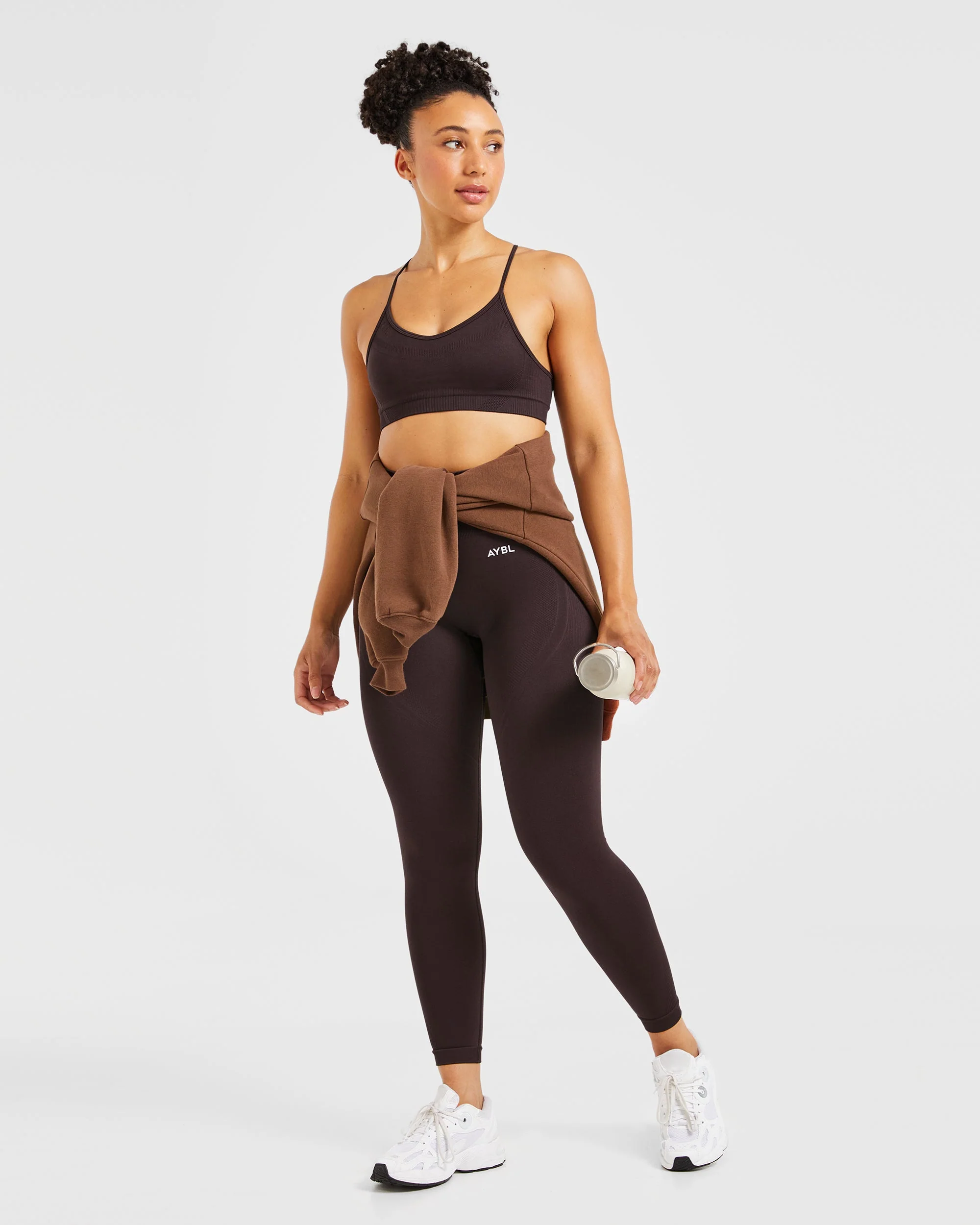 Balance V3 Seamless Leggings - Dark Brun - Image 7