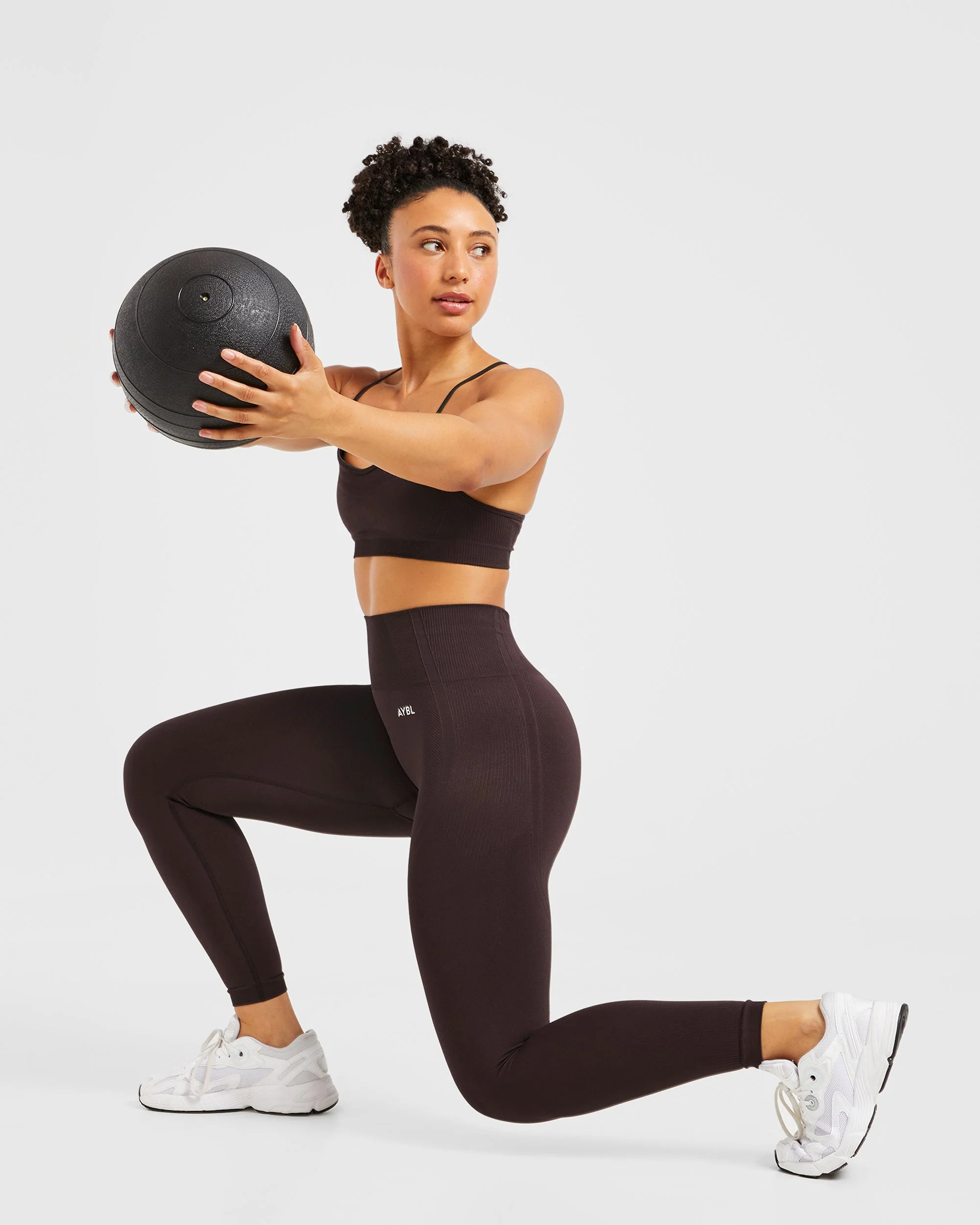 Balance V3 Seamless Leggings - Dark Brun - Image 8