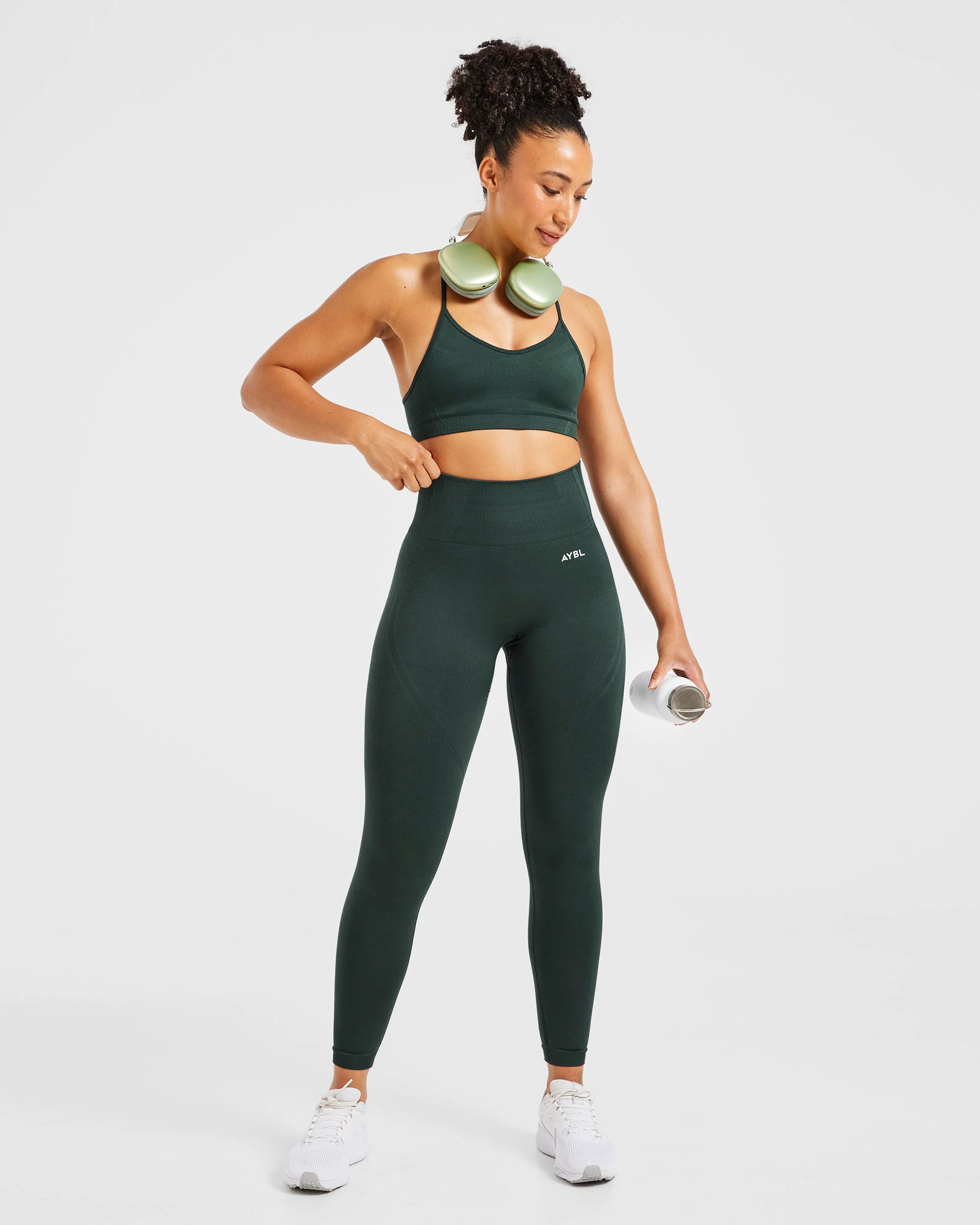Balance V3 Seamless Leggings - Dark Vert - Image 8