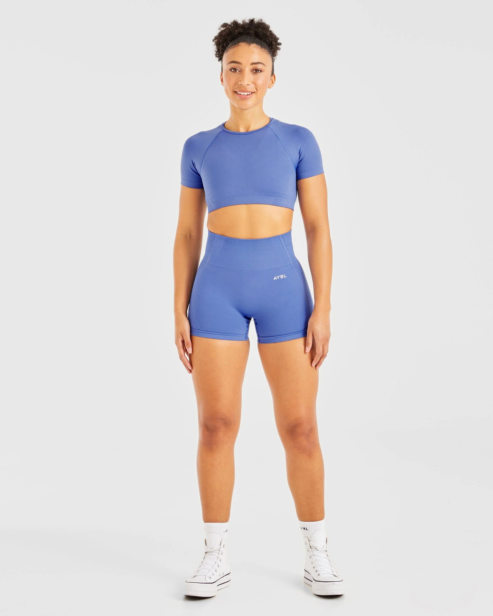 Balance V3 Seamless Shorts - Bright Cobalt - Image 3