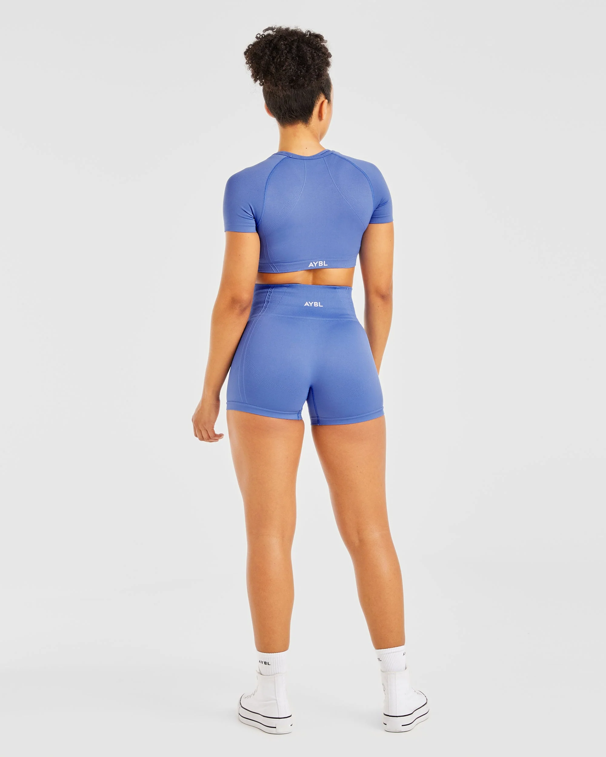 Balance V3 Seamless Shorts - Bright Cobalt - Image 4