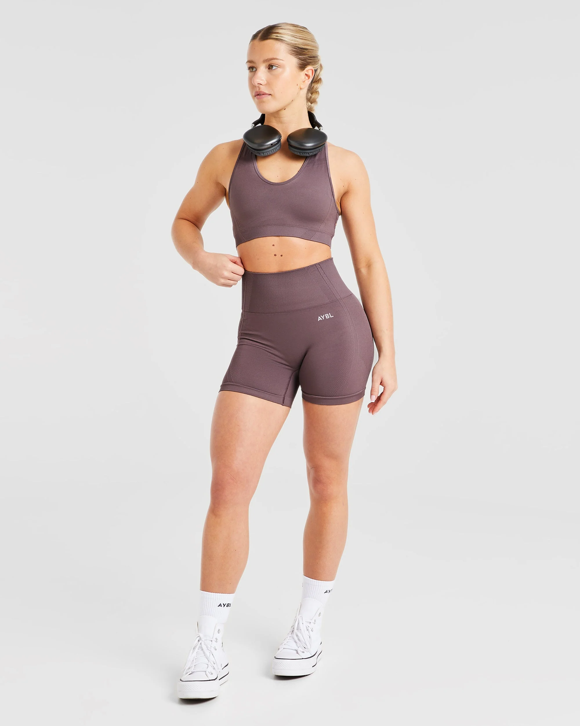 Balance V3 Seamless Shorts - Coffee Bean - Image 8