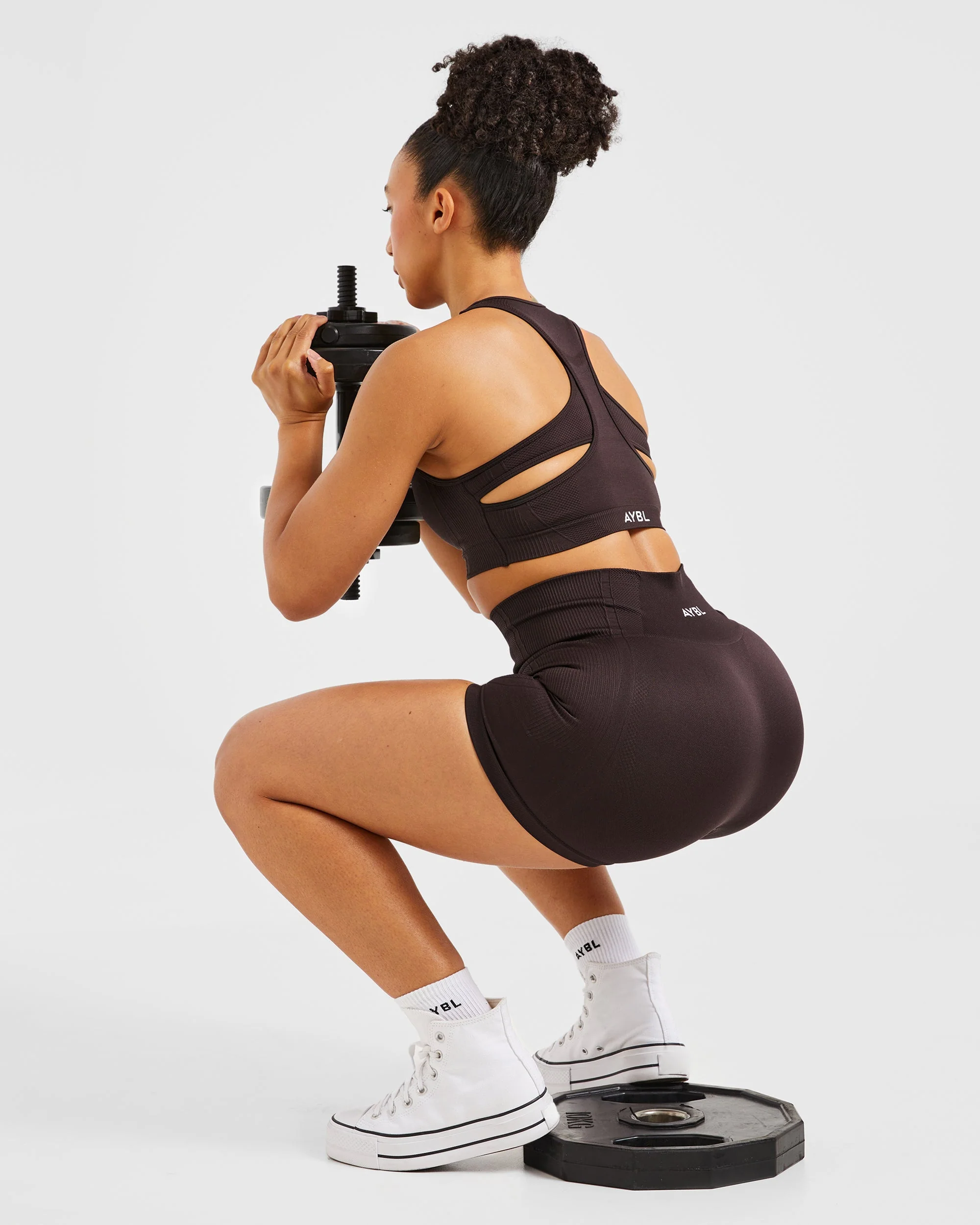 Balance V3 Seamless Shorts - Dark Brun - Image 7