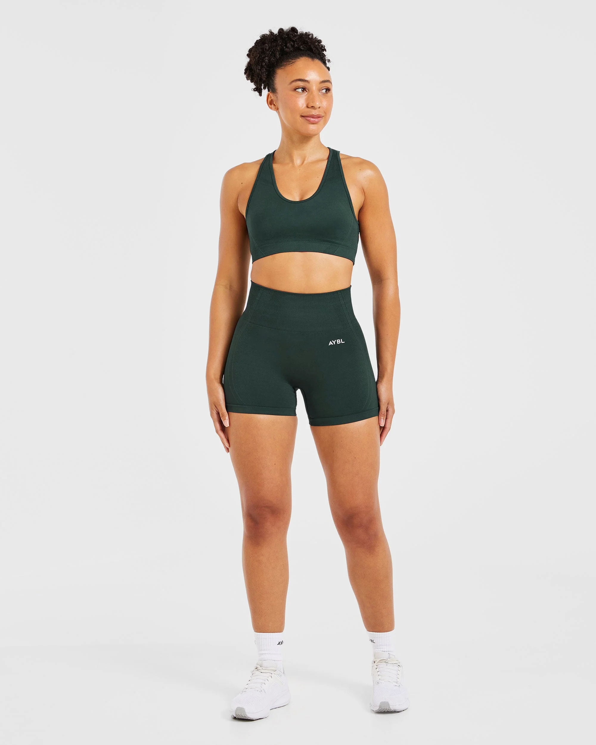 Balance V3 Seamless Shorts - Dark Vert - Image 3