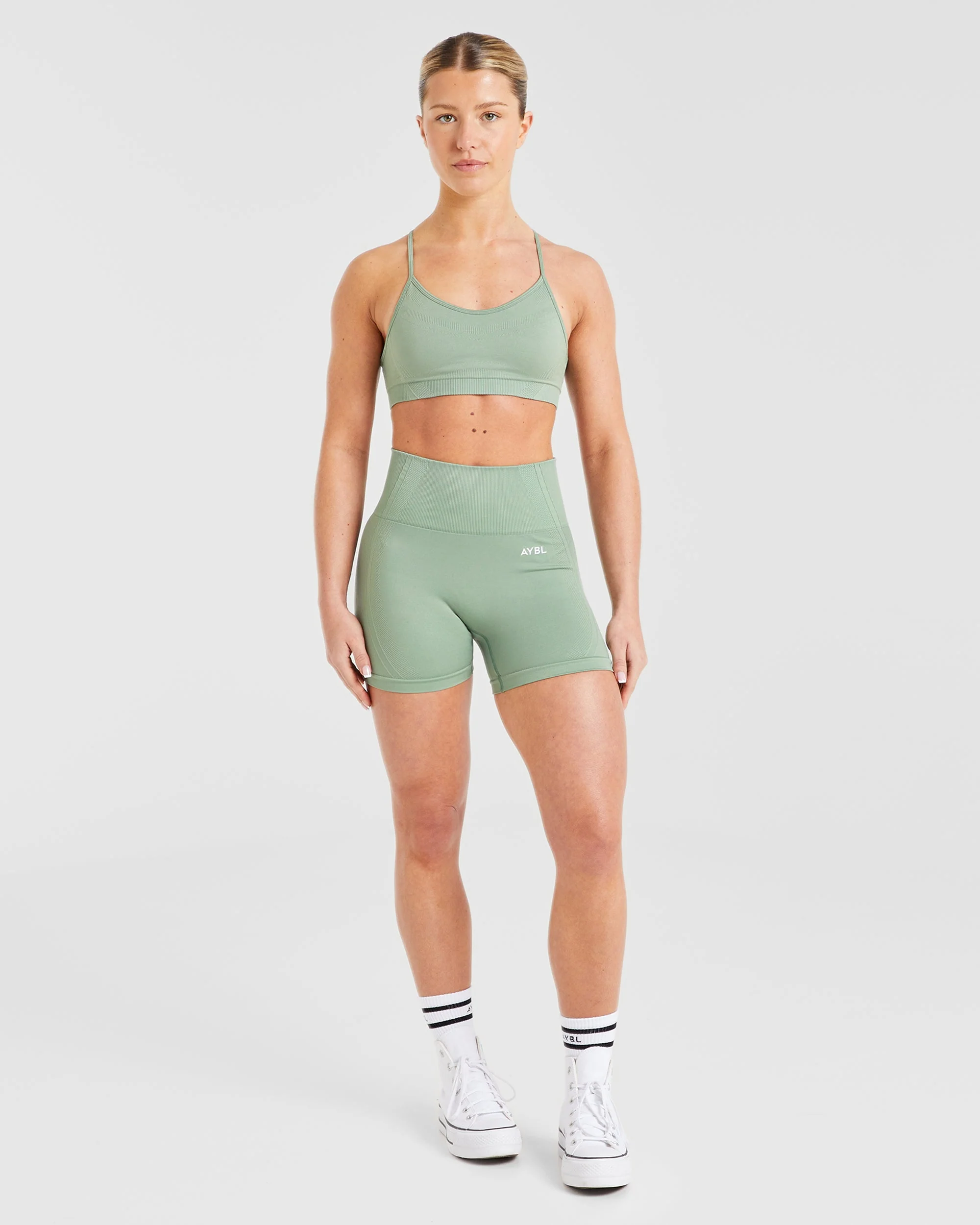 Balance V3 Seamless Shorts - Grove Vert - Image 3