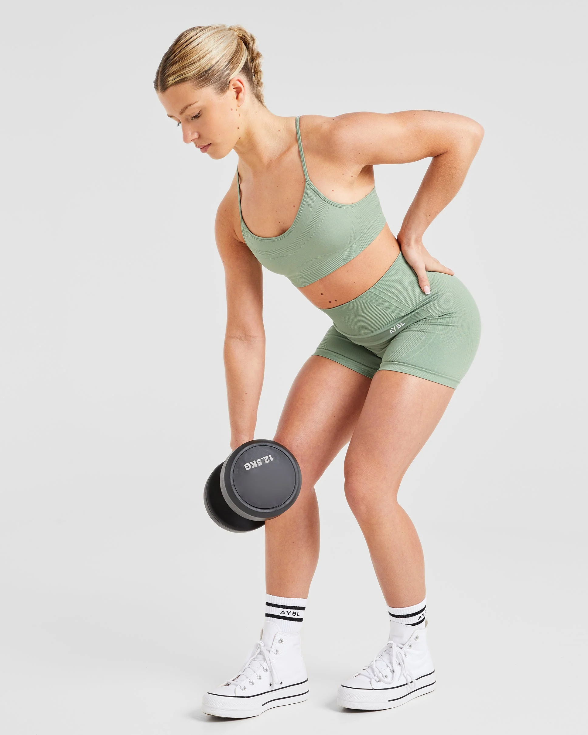 Balance V3 Seamless Shorts - Grove Vert - Image 7
