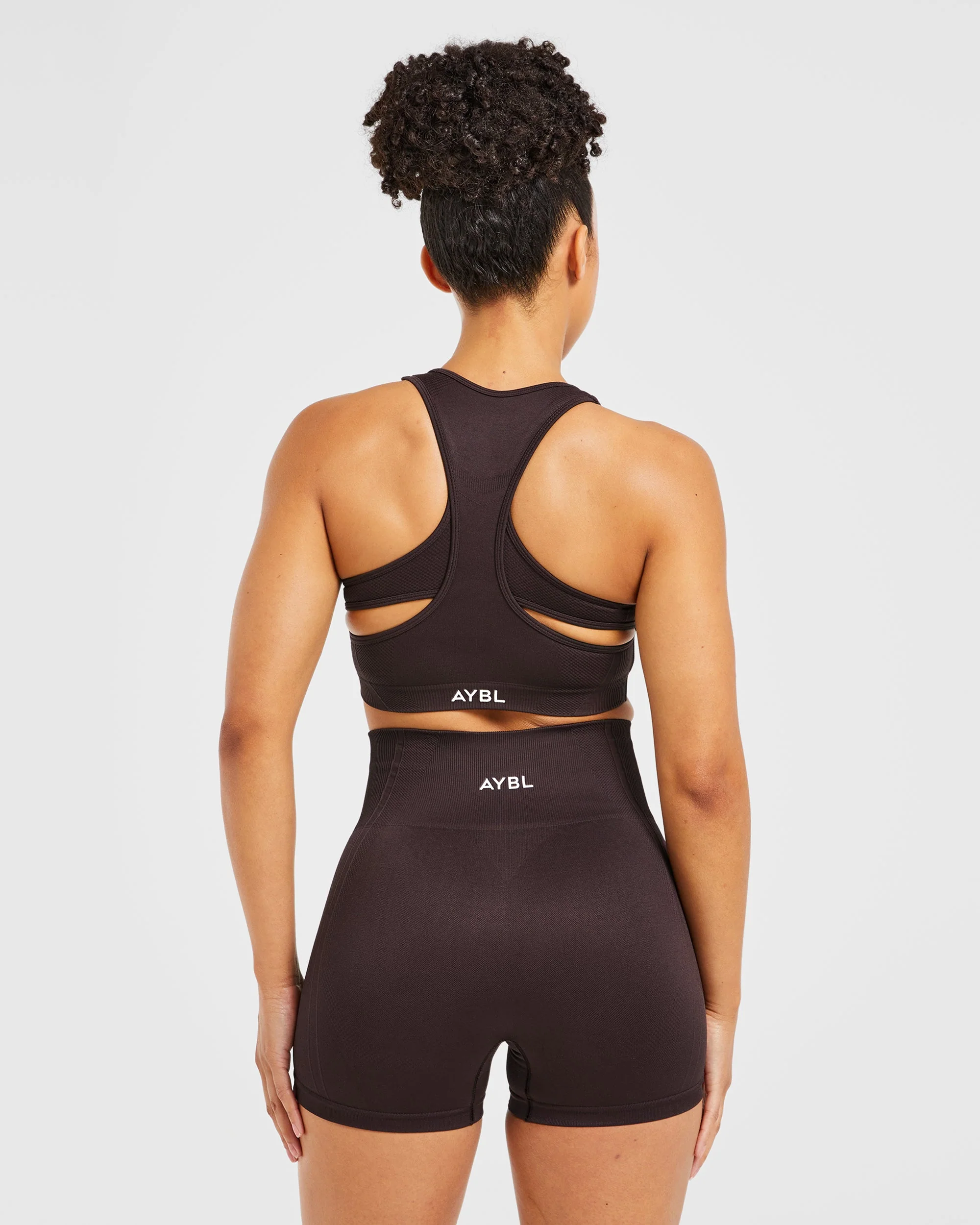 Balance V3 Seamless Sports Bra - Dark Brun - Image 2