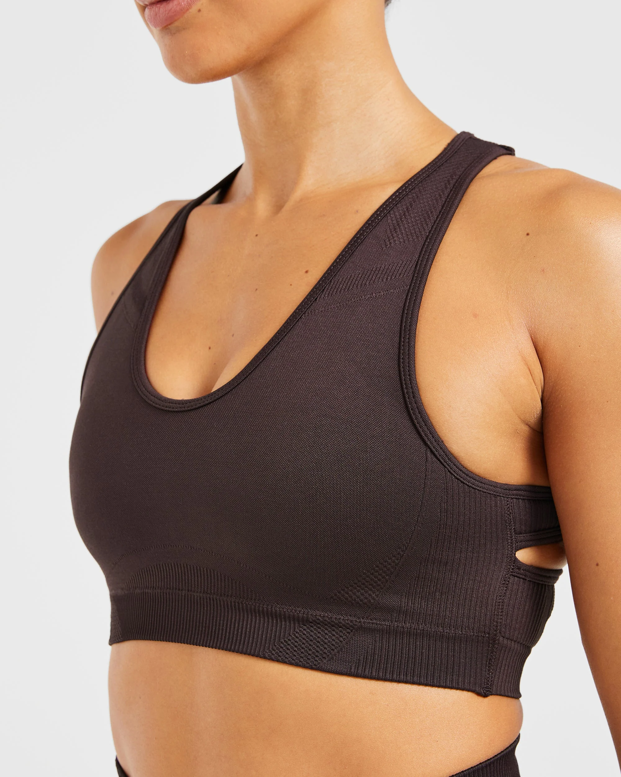 Balance V3 Seamless Sports Bra - Dark Brun - Image 5