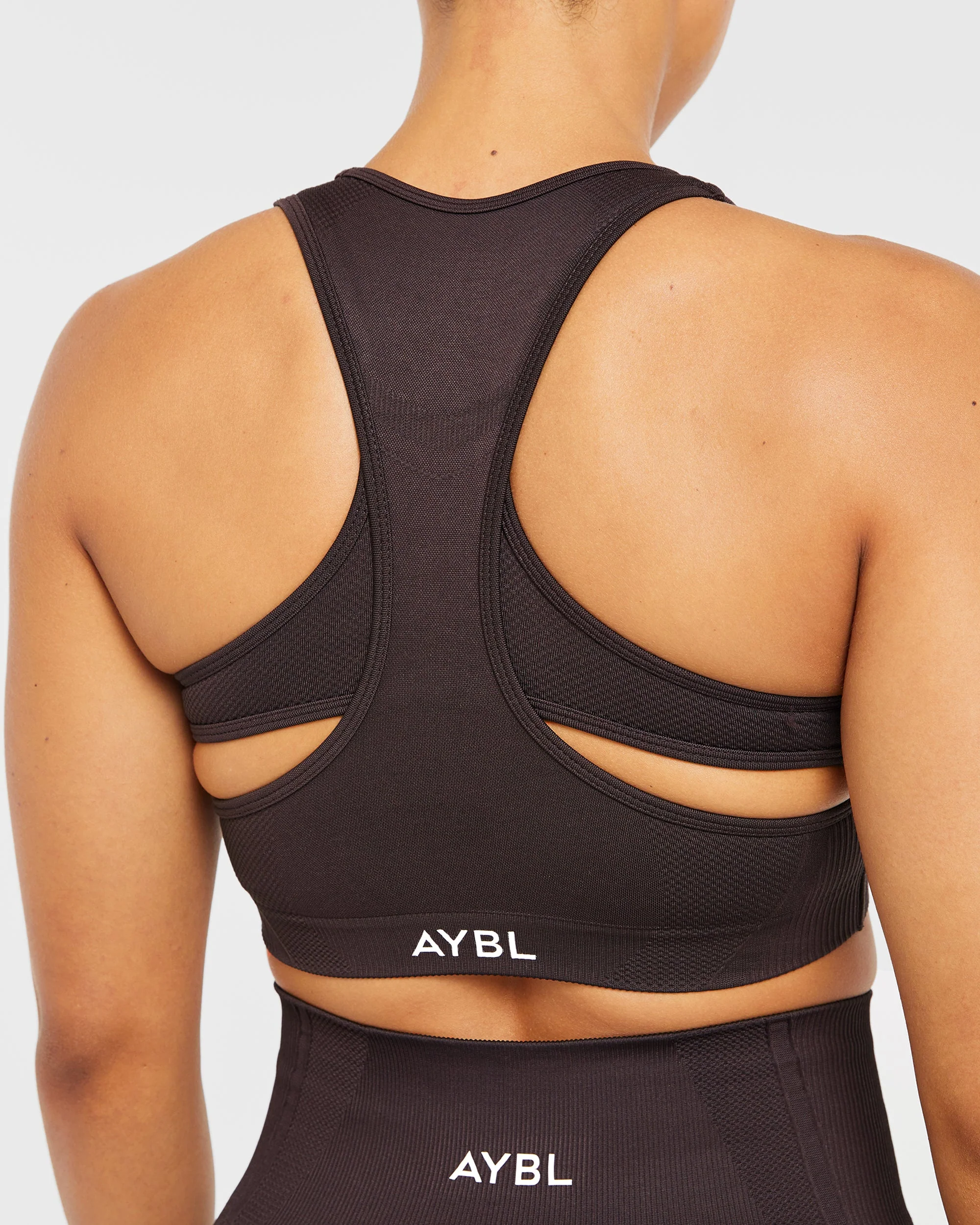 Balance V3 Seamless Sports Bra - Dark Brun - Image 6