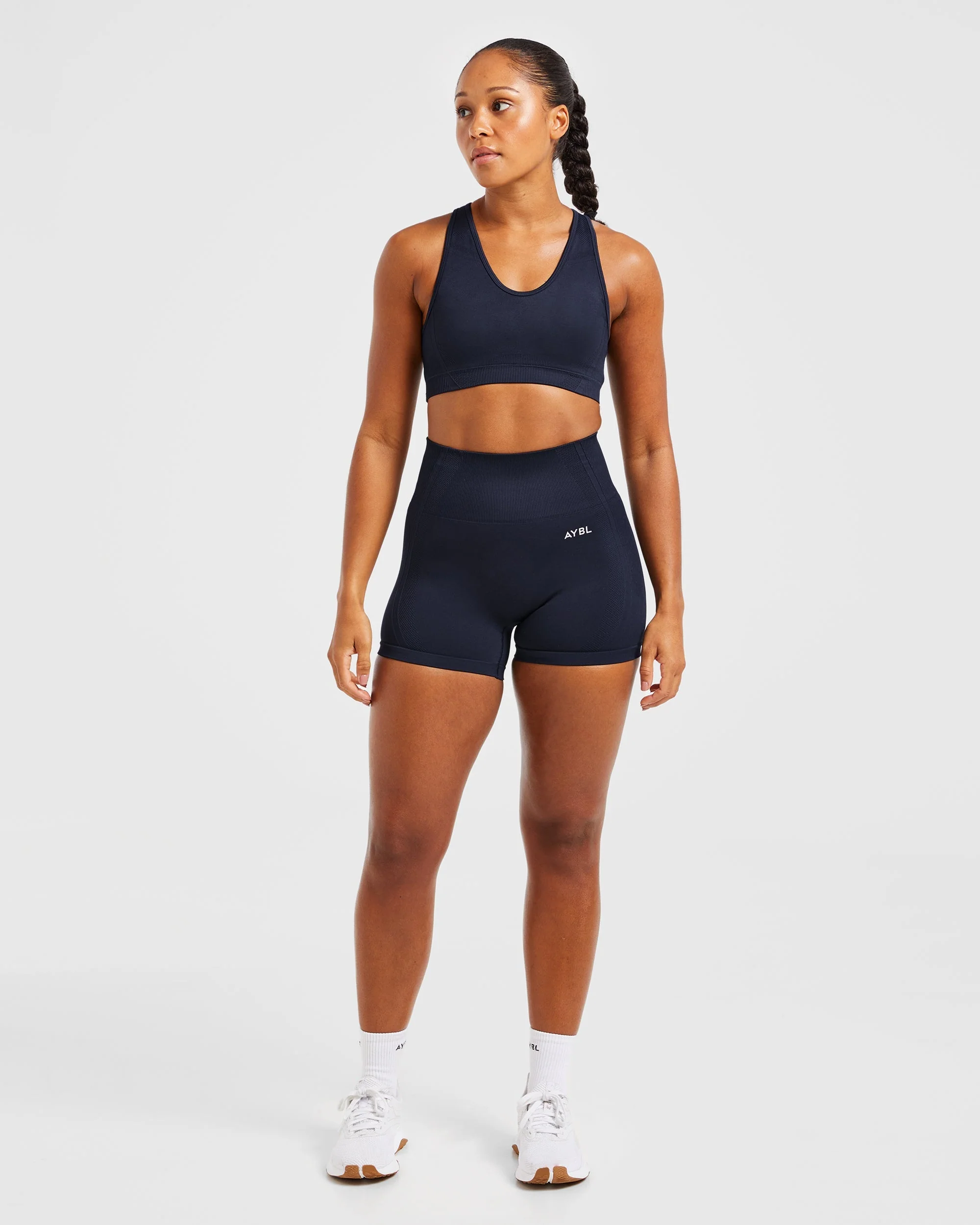 Balance V3 Seamless Sports Bra - Navy - Image 3