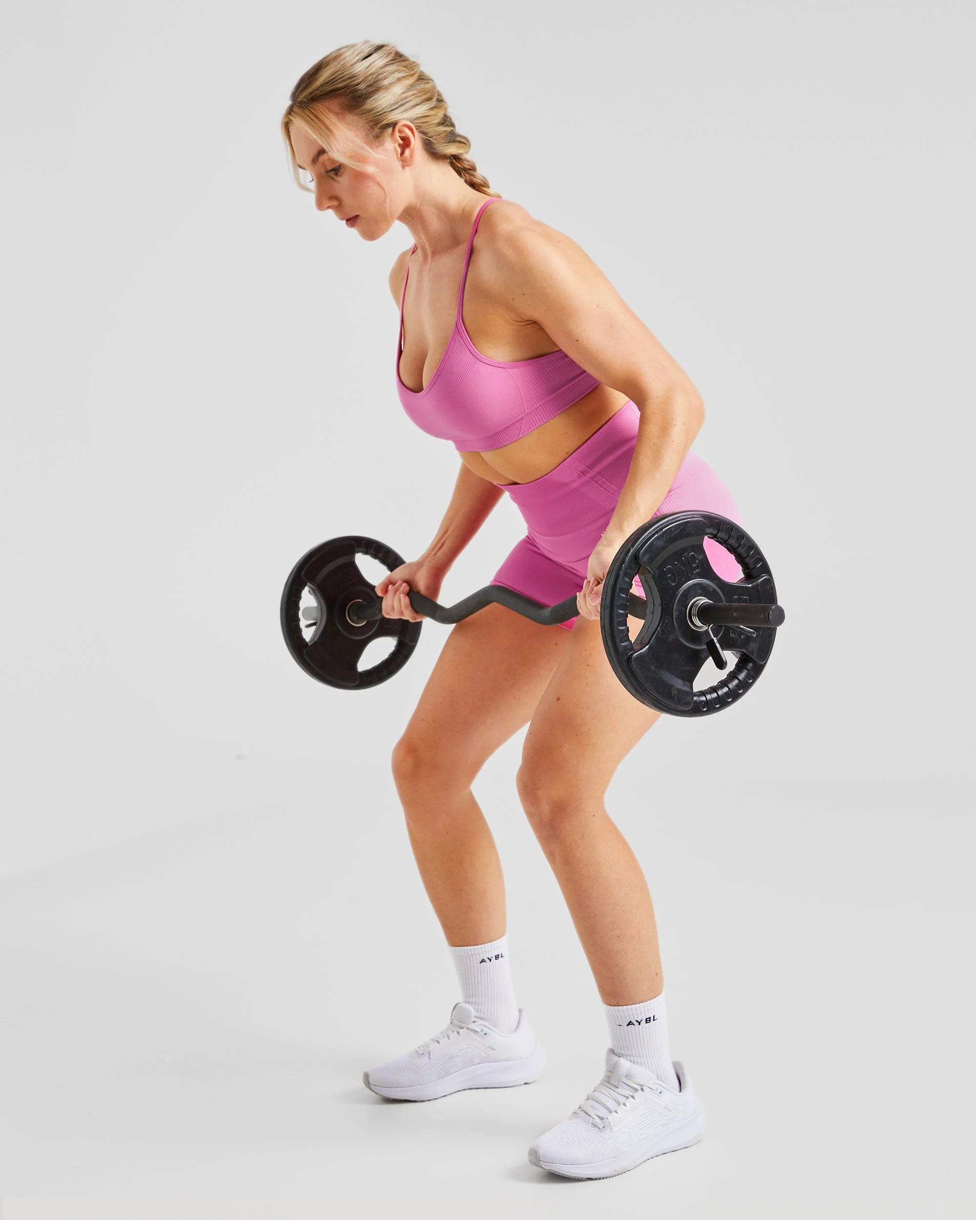 Balance V3 Seamless Strappy Sports Bra - Bubblegum Rose - Image 7