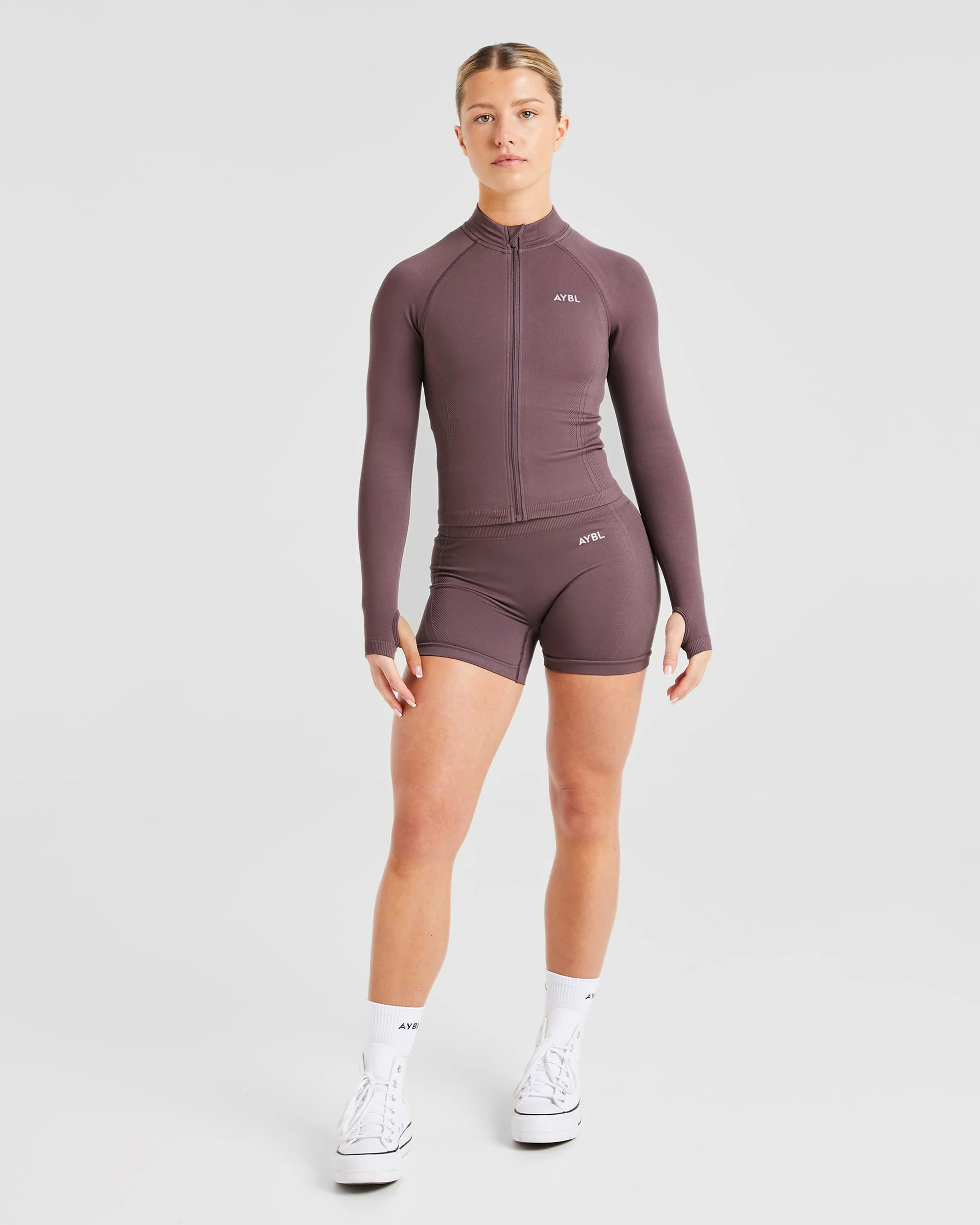 Balance V3 Seamless Zip Jacket - Coffee Bean - Image 3