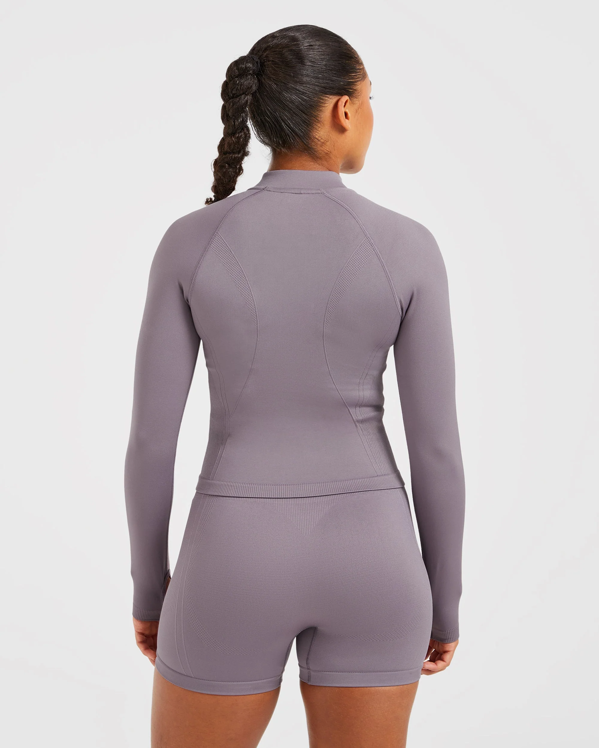 Balance V3 Seamless Zip Jacket - Mauve - Image 2
