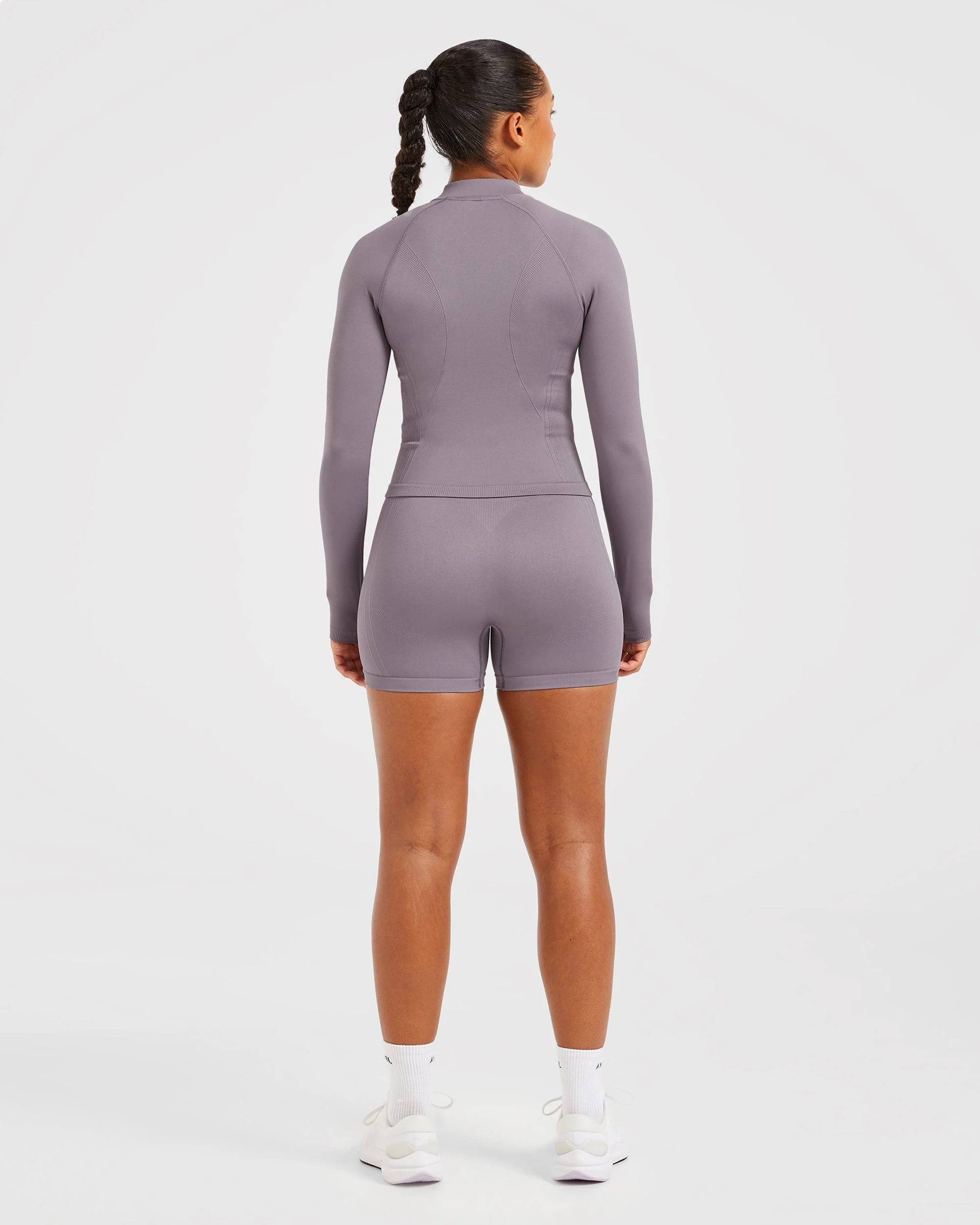 Balance V3 Seamless Zip Jacket - Mauve - Image 4