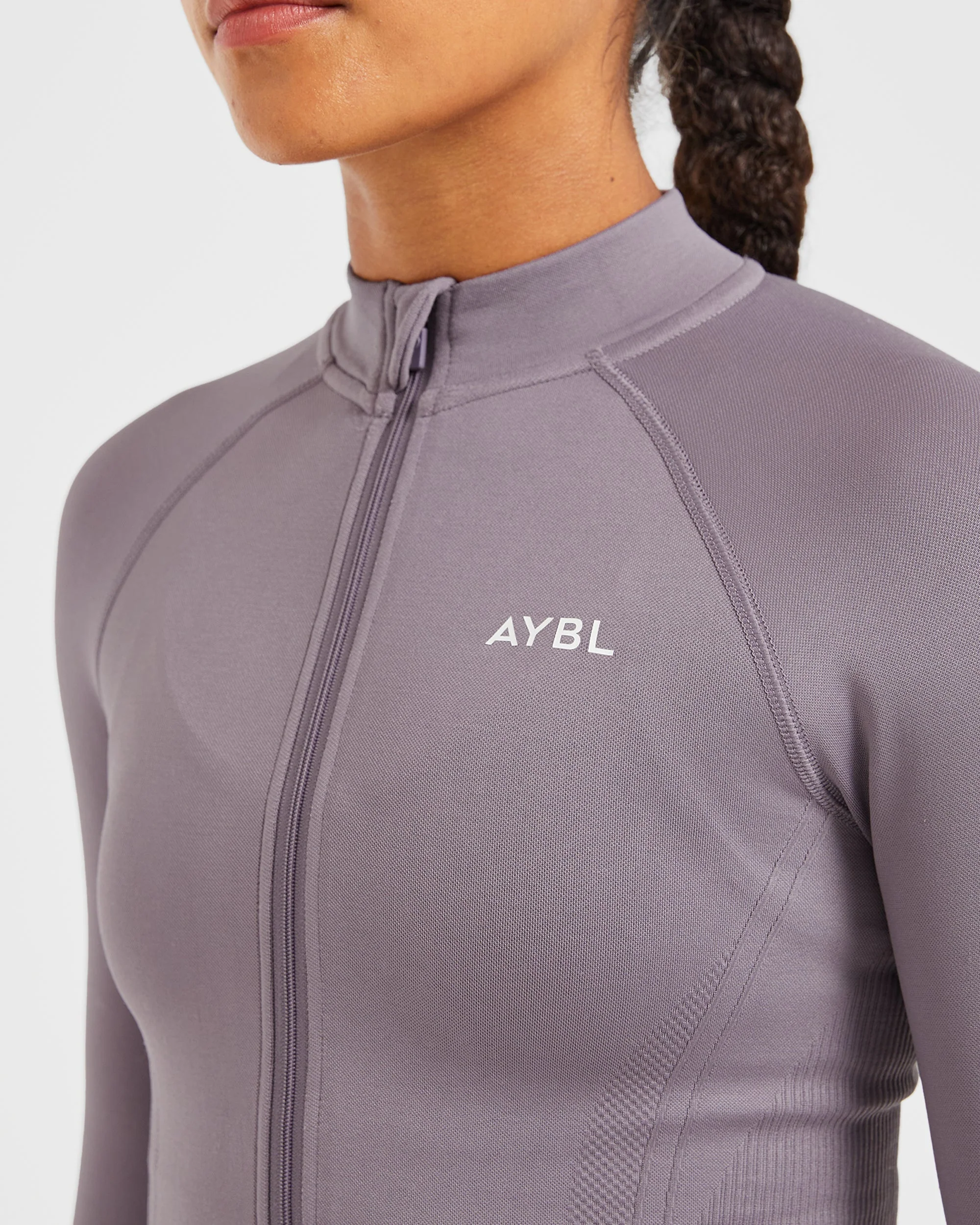 Balance V3 Seamless Zip Jacket - Mauve - Image 5