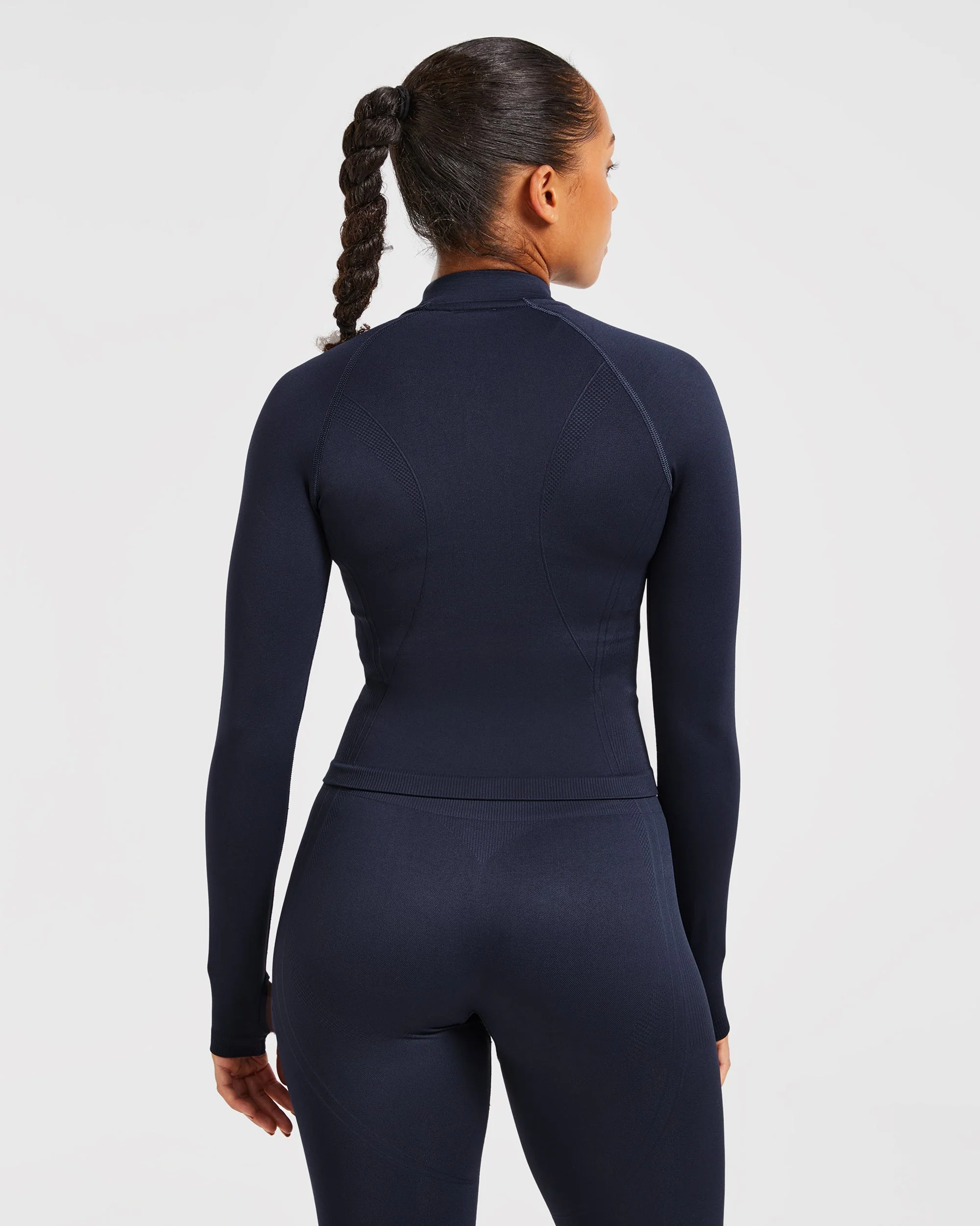 Balance V3 Seamless Zip Jacket - Navy - Image 2