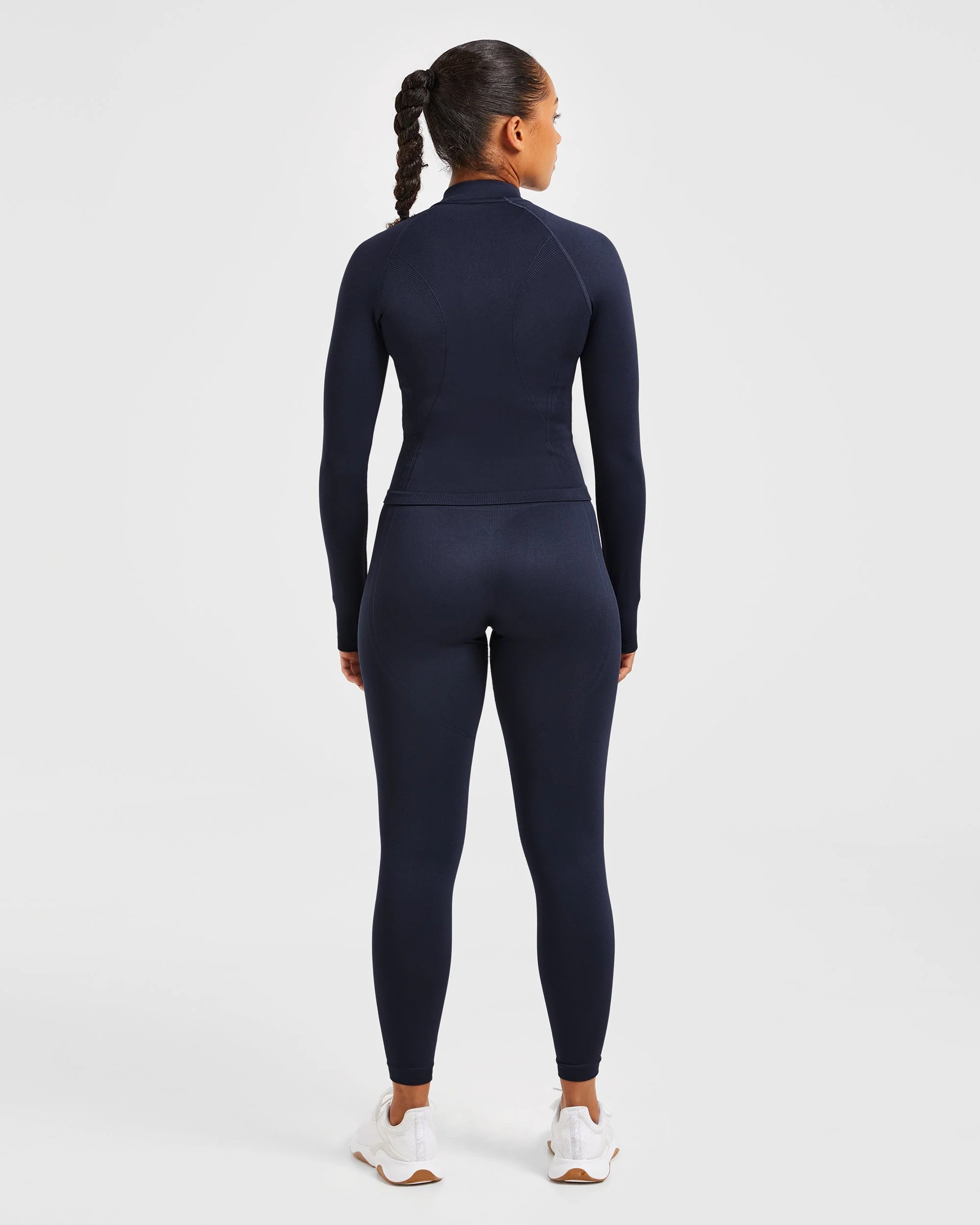 Balance V3 Seamless Zip Jacket - Navy - Image 4
