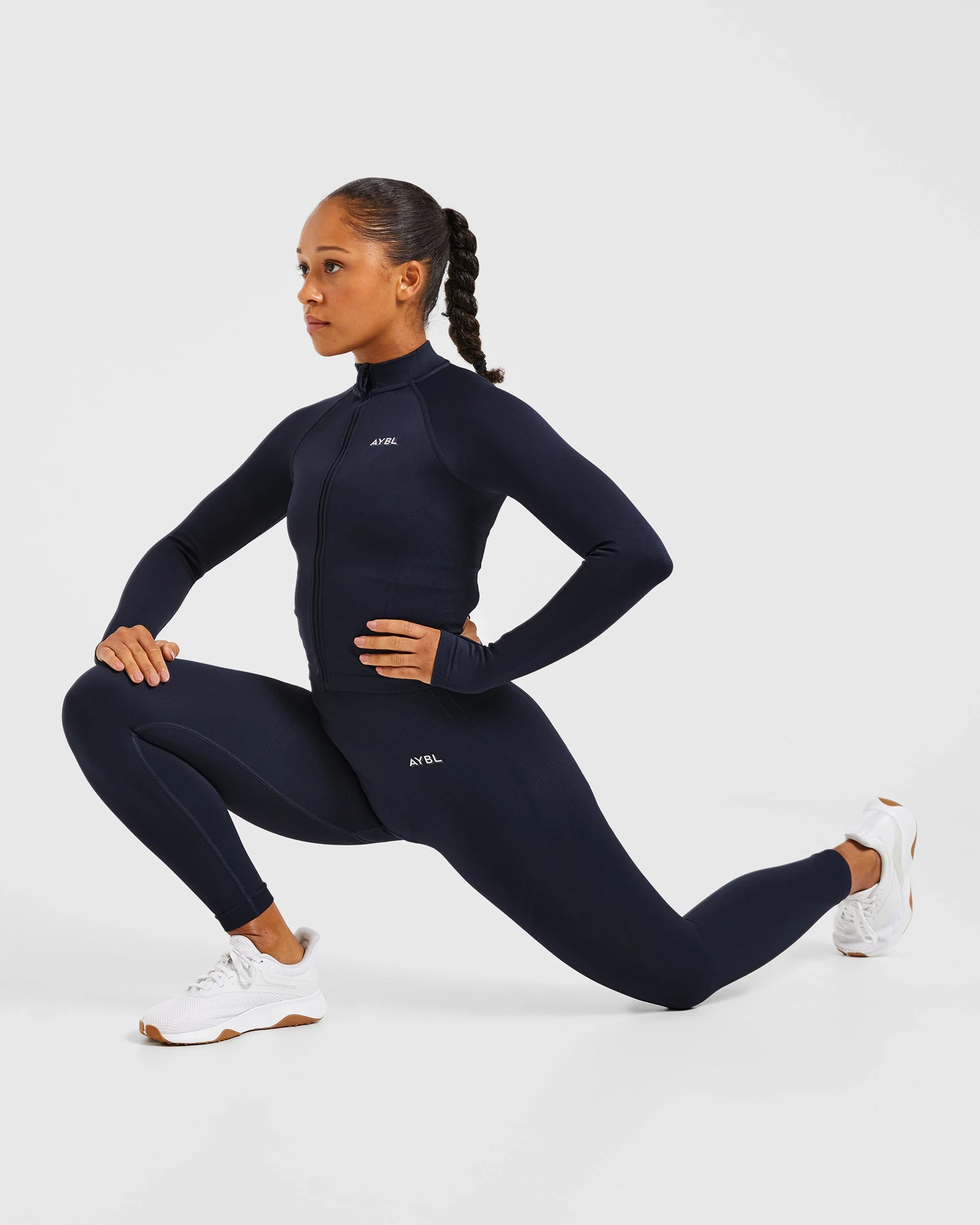 Balance V3 Seamless Zip Jacket - Navy - Image 7