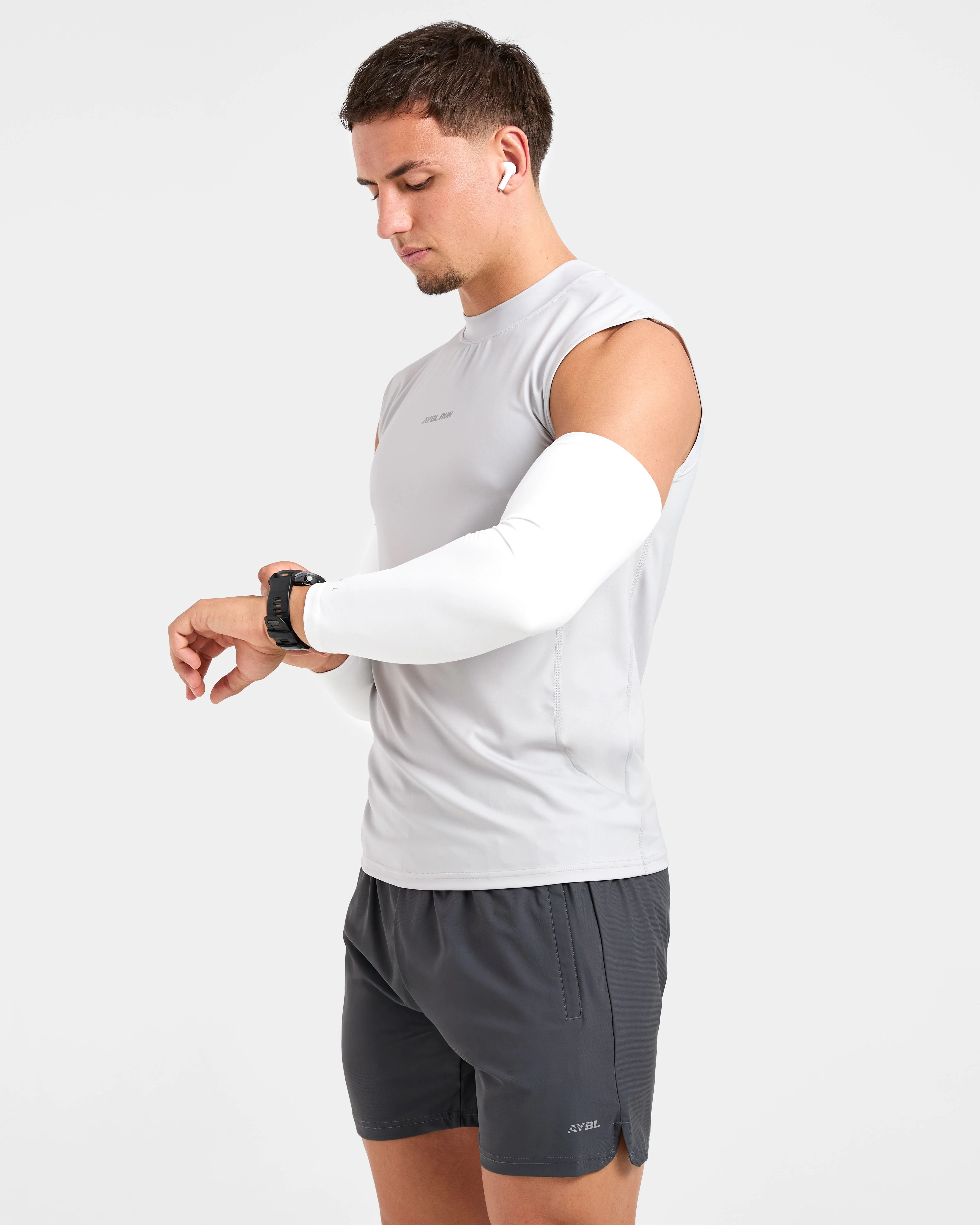 Base Layer Arm Sleeves - Blanc - Image 7