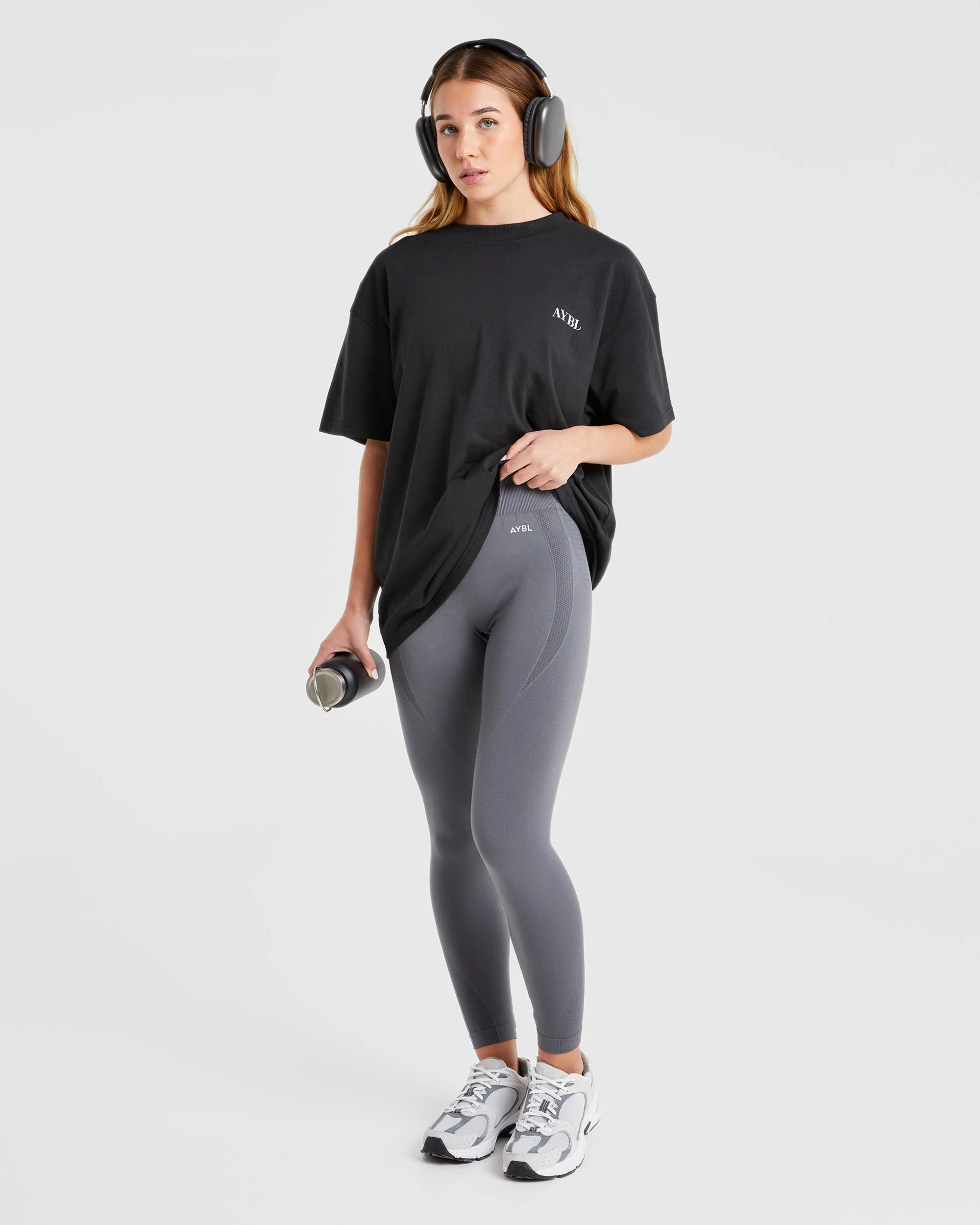 Be Good To Yourself Oversized T Shirt - Noir - Image 8