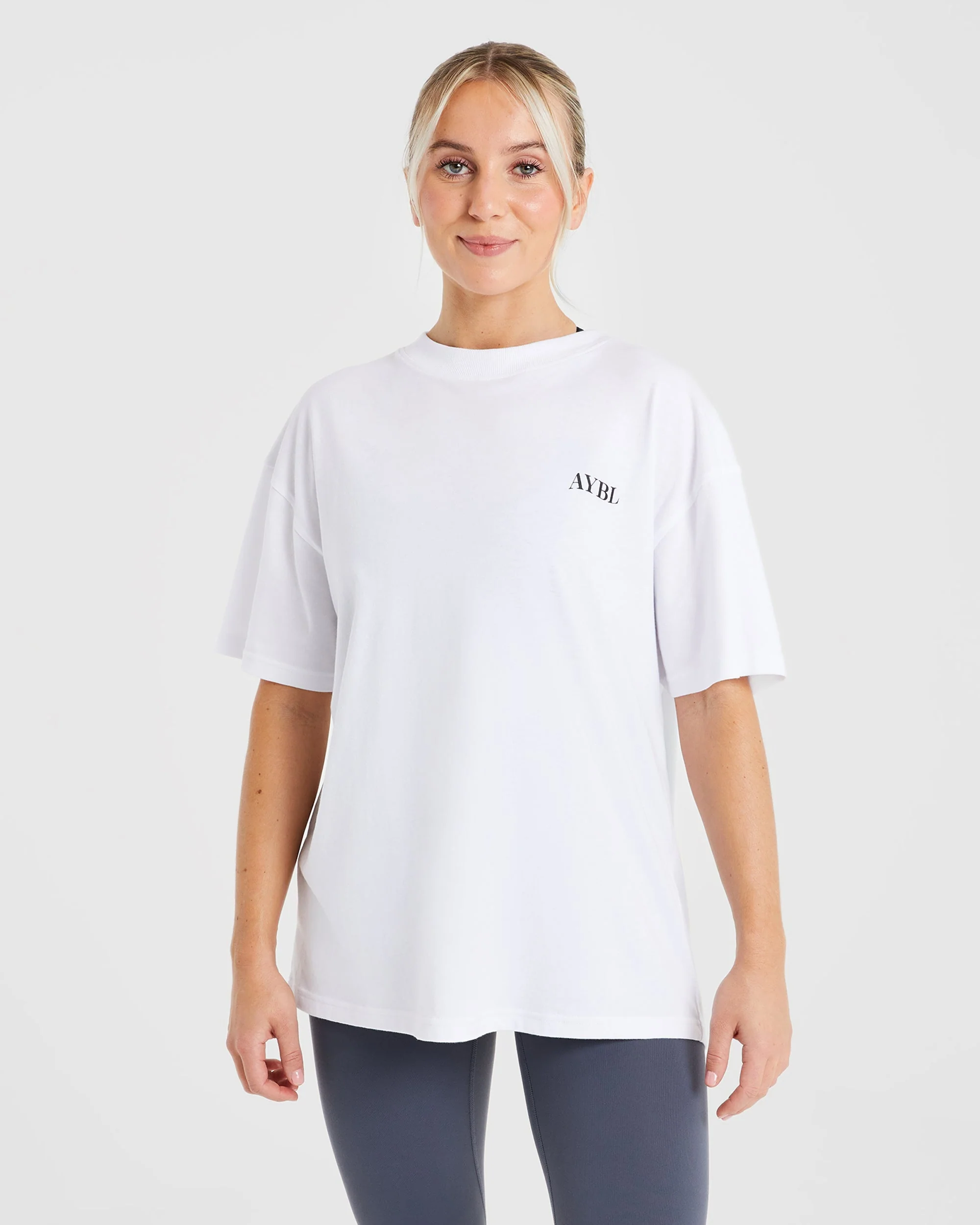 Be Good To Yourself Oversized T Shirt - Blanc - Image 2