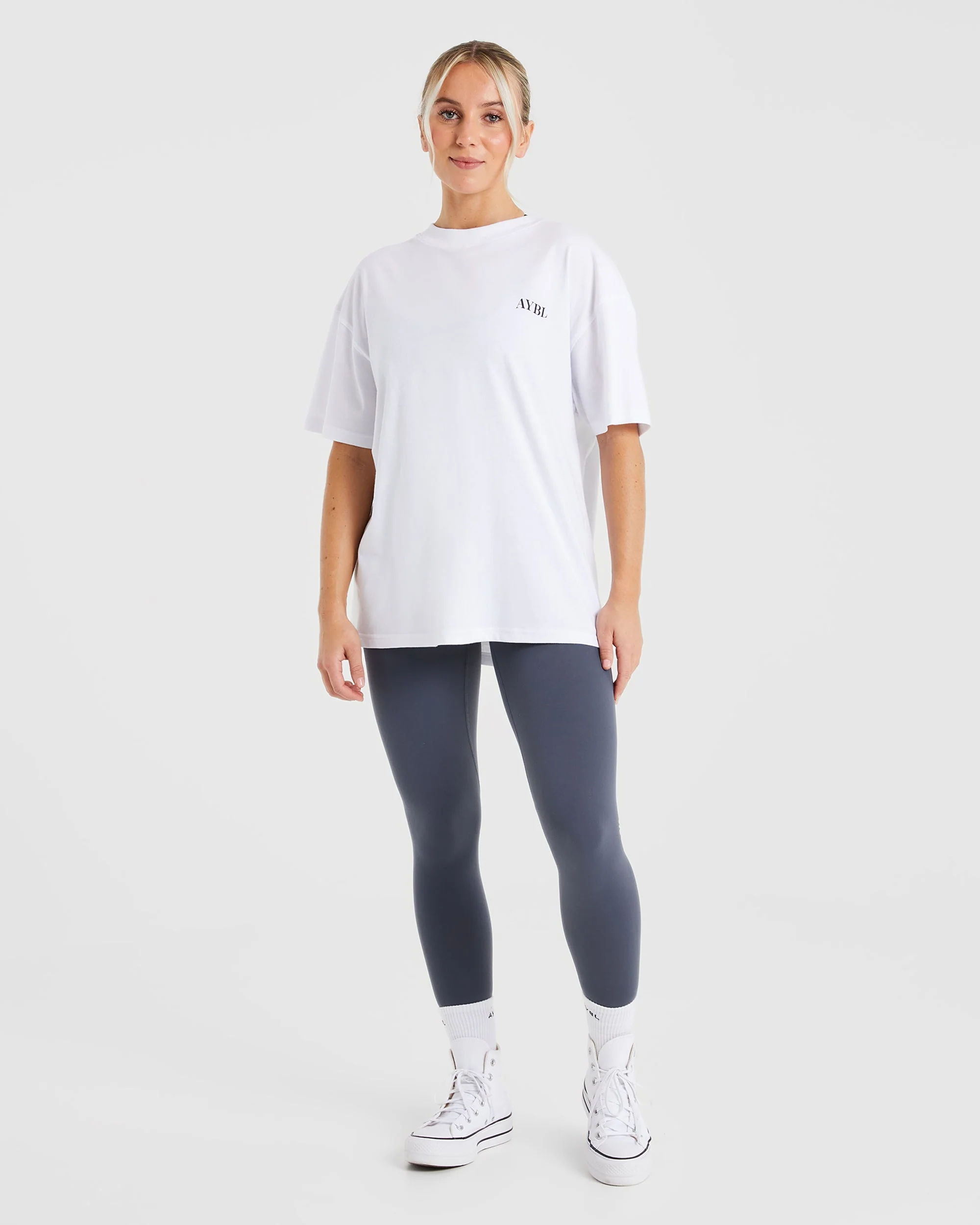 Be Good To Yourself Oversized T Shirt - Blanc - Image 4