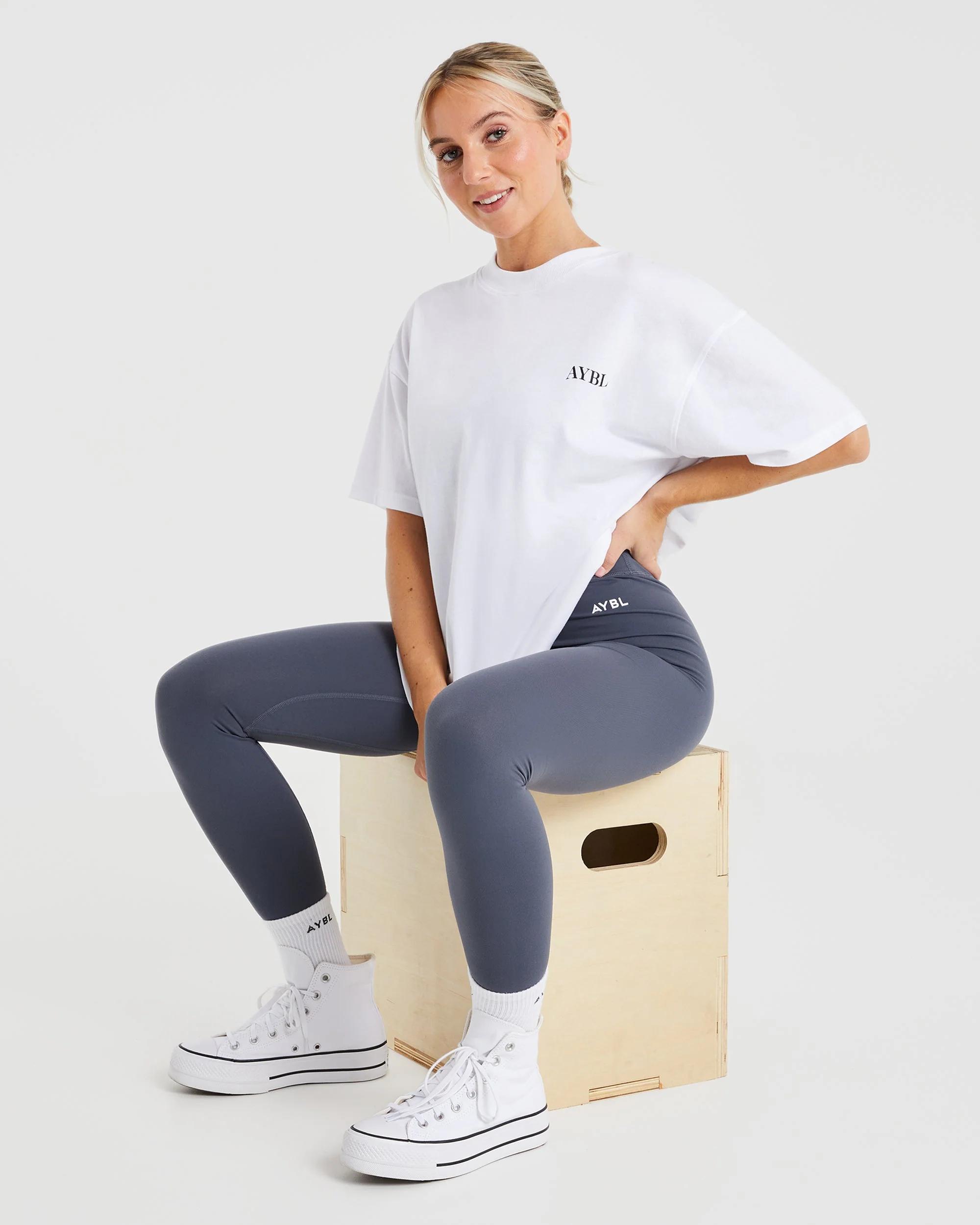 Be Good To Yourself Oversized T Shirt - Blanc - Image 7