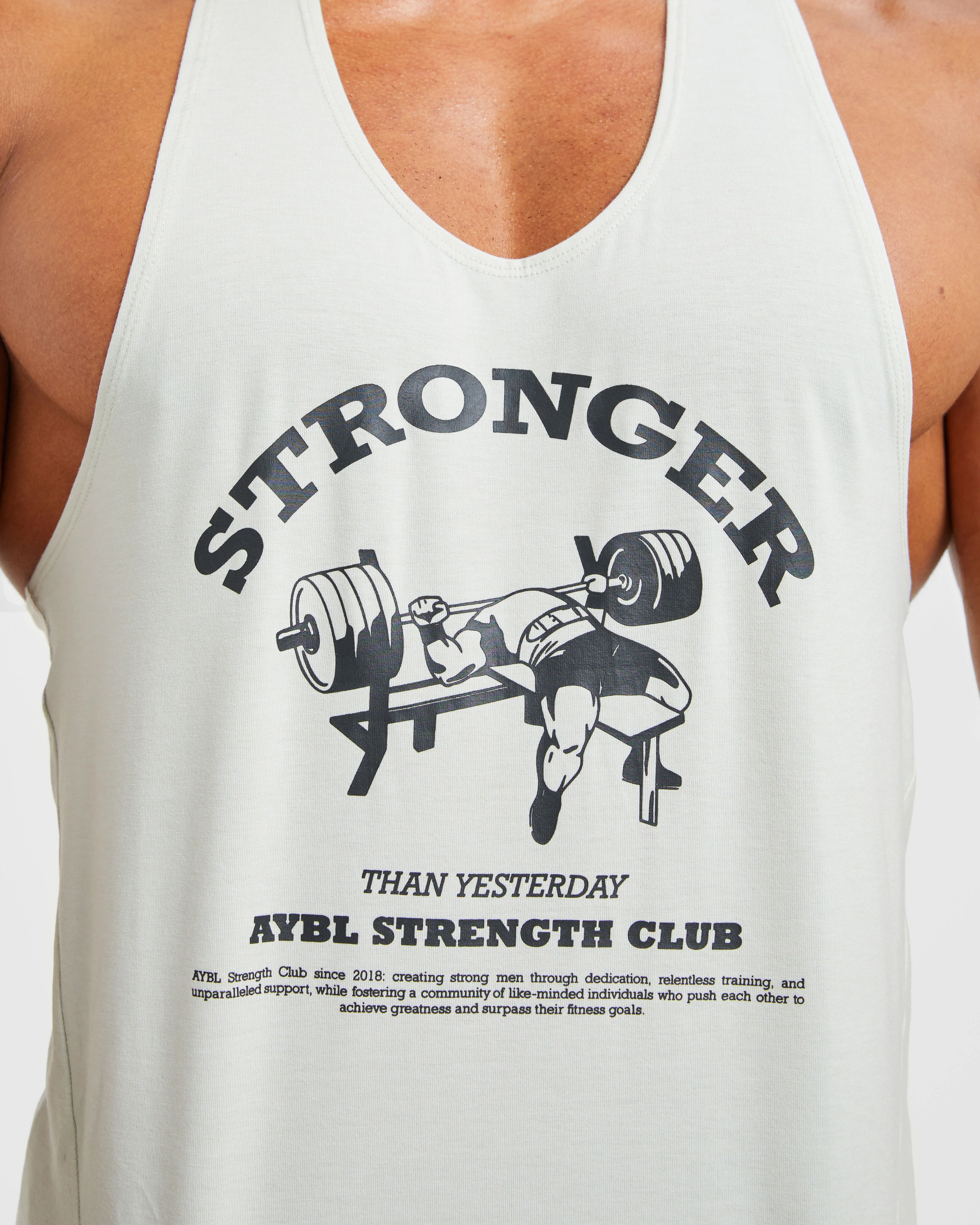 Bench Press Stringer - Muted Mint - Image 5