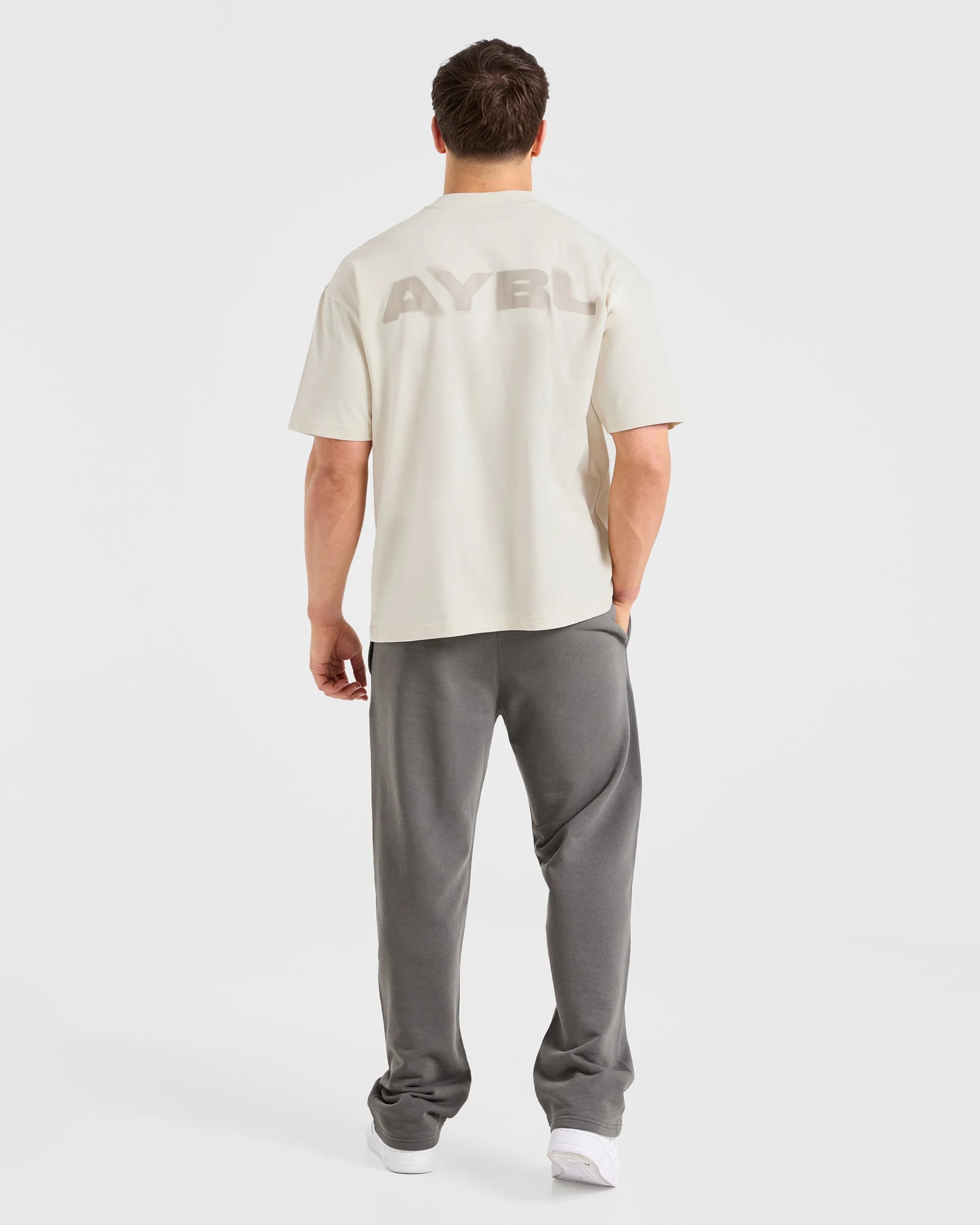 Blur Oversized T Shirt - Off Blanc - Image 3