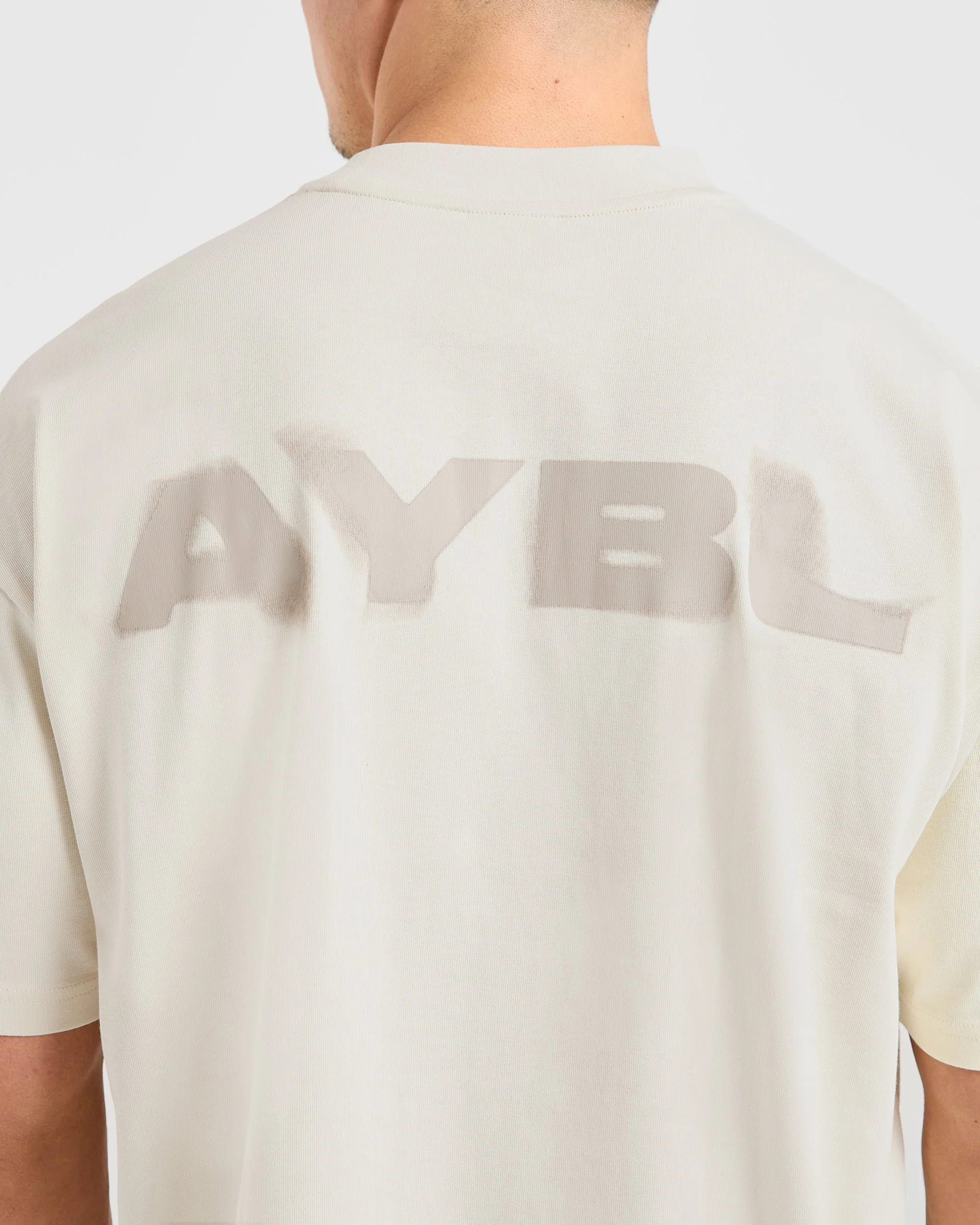 Blur Oversized T Shirt - Off Blanc - Image 5