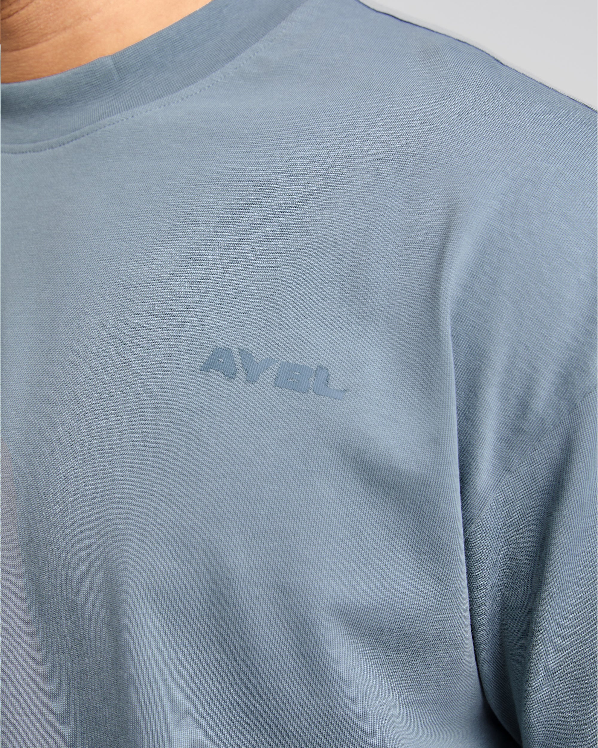 Blur Oversized T Shirt - Steel Bleu - Image 6