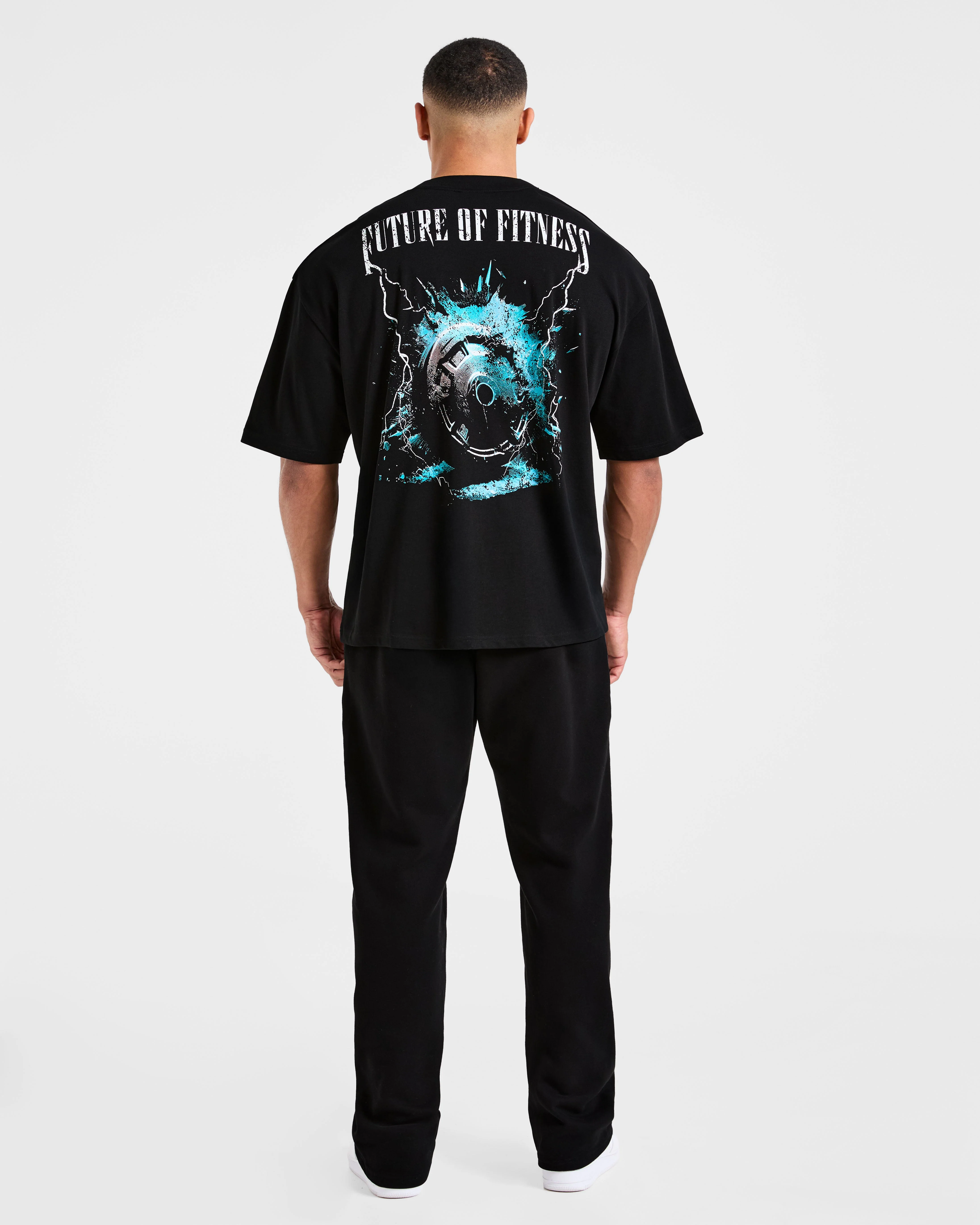 Breaking Weights Oversized T Shirt - Noir - Image 4