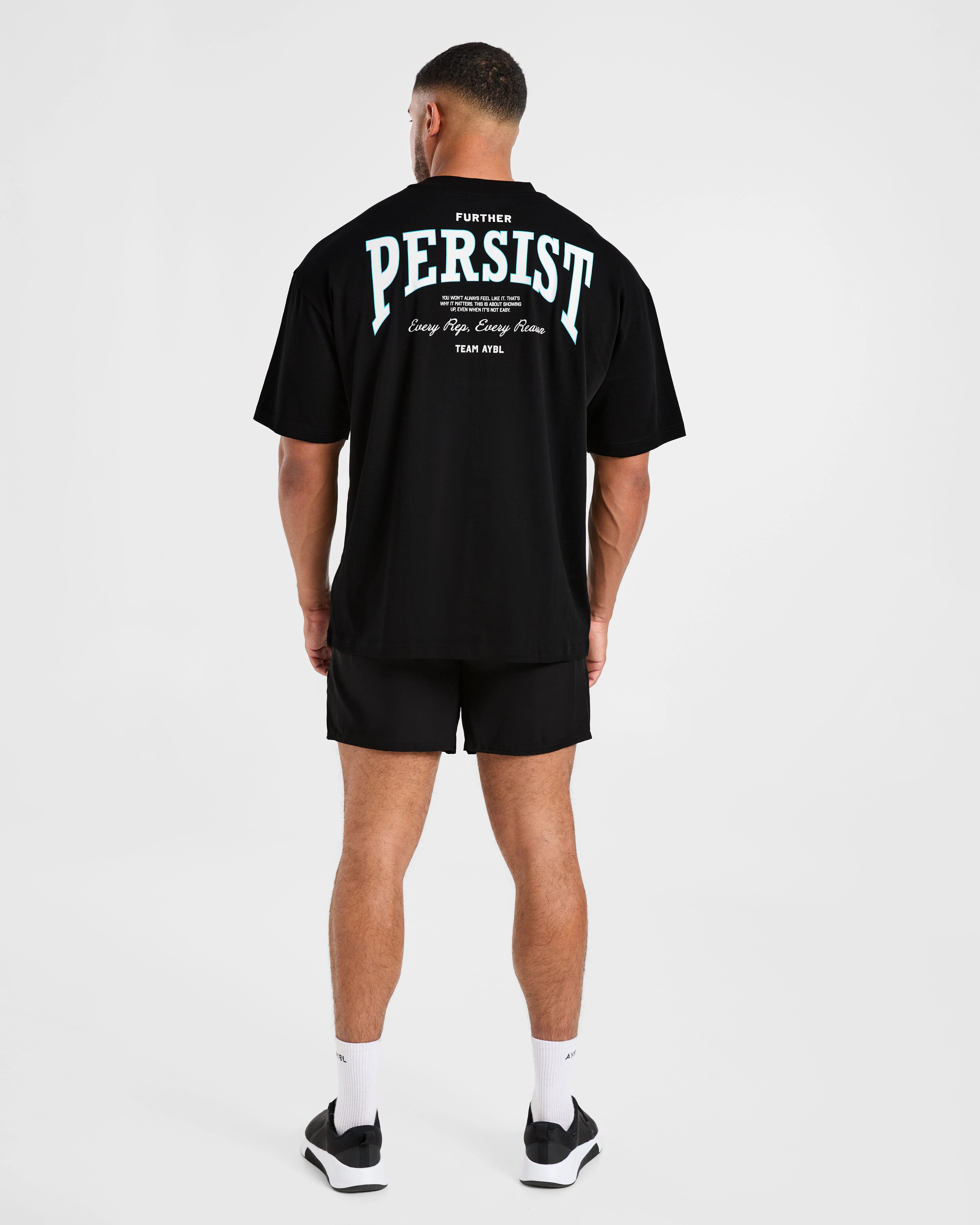 Cam Kissel x Persist Oversized T Shirt - Noir - Image 4