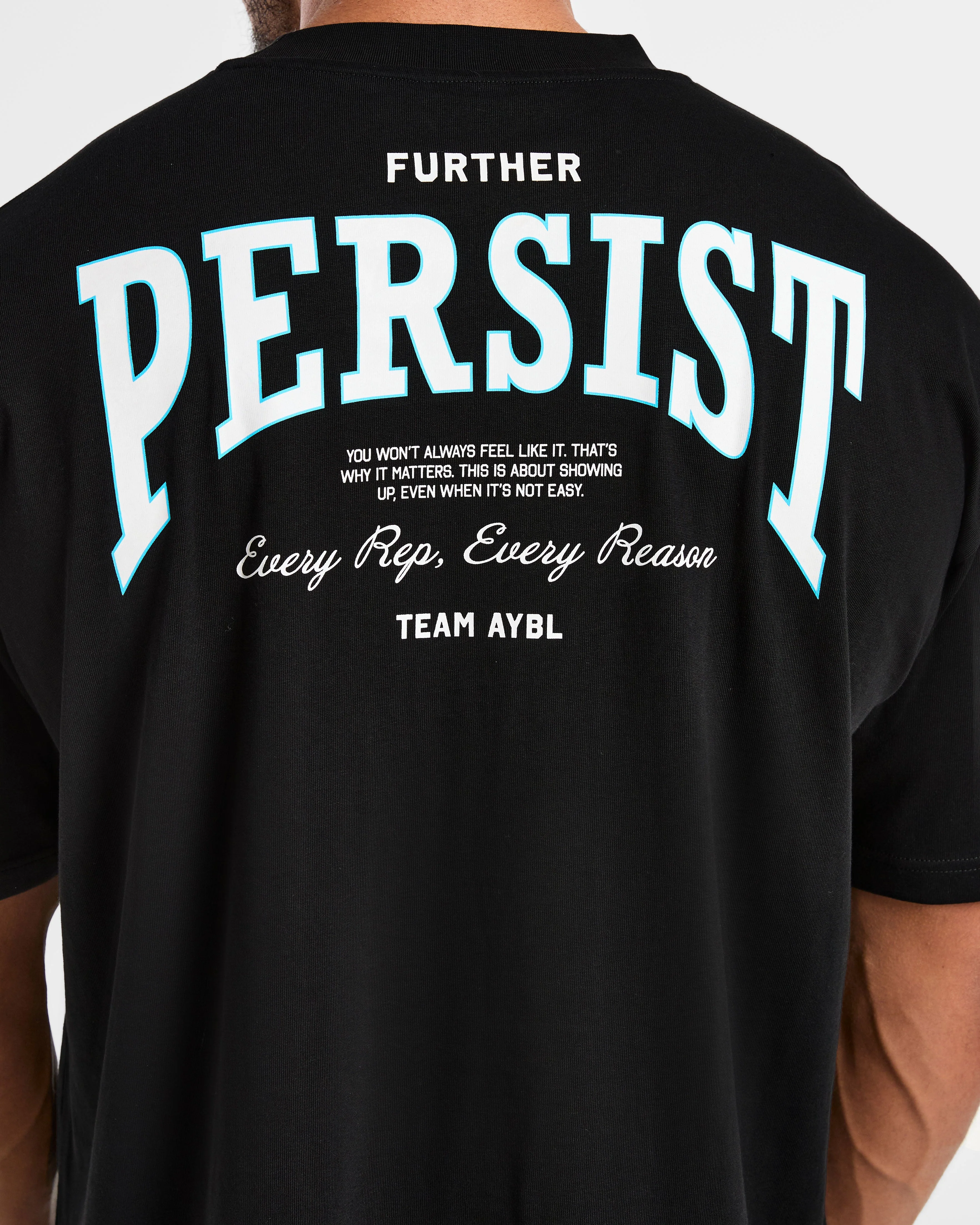 Cam Kissel x Persist Oversized T Shirt - Noir - Image 5