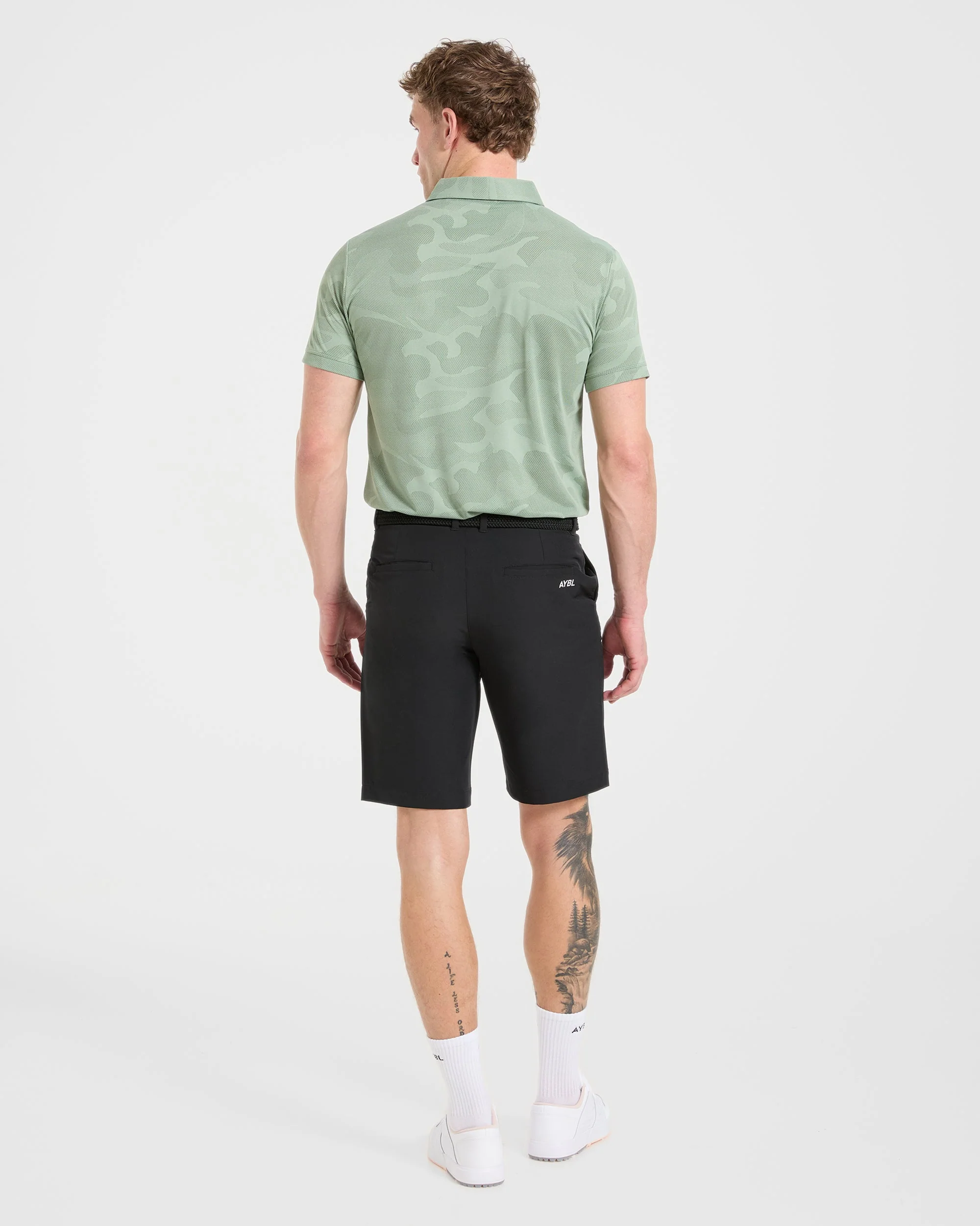 Camo Polo - Muted Green - Image 4