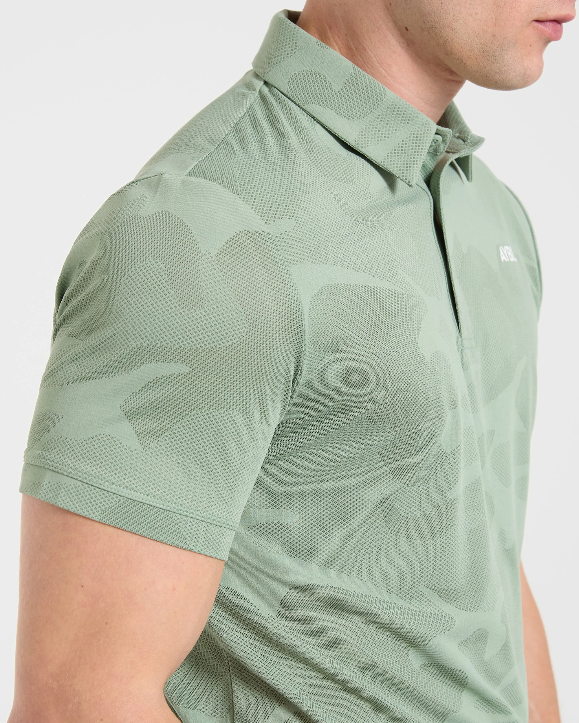 Camo Polo - Muted Green - Image 6