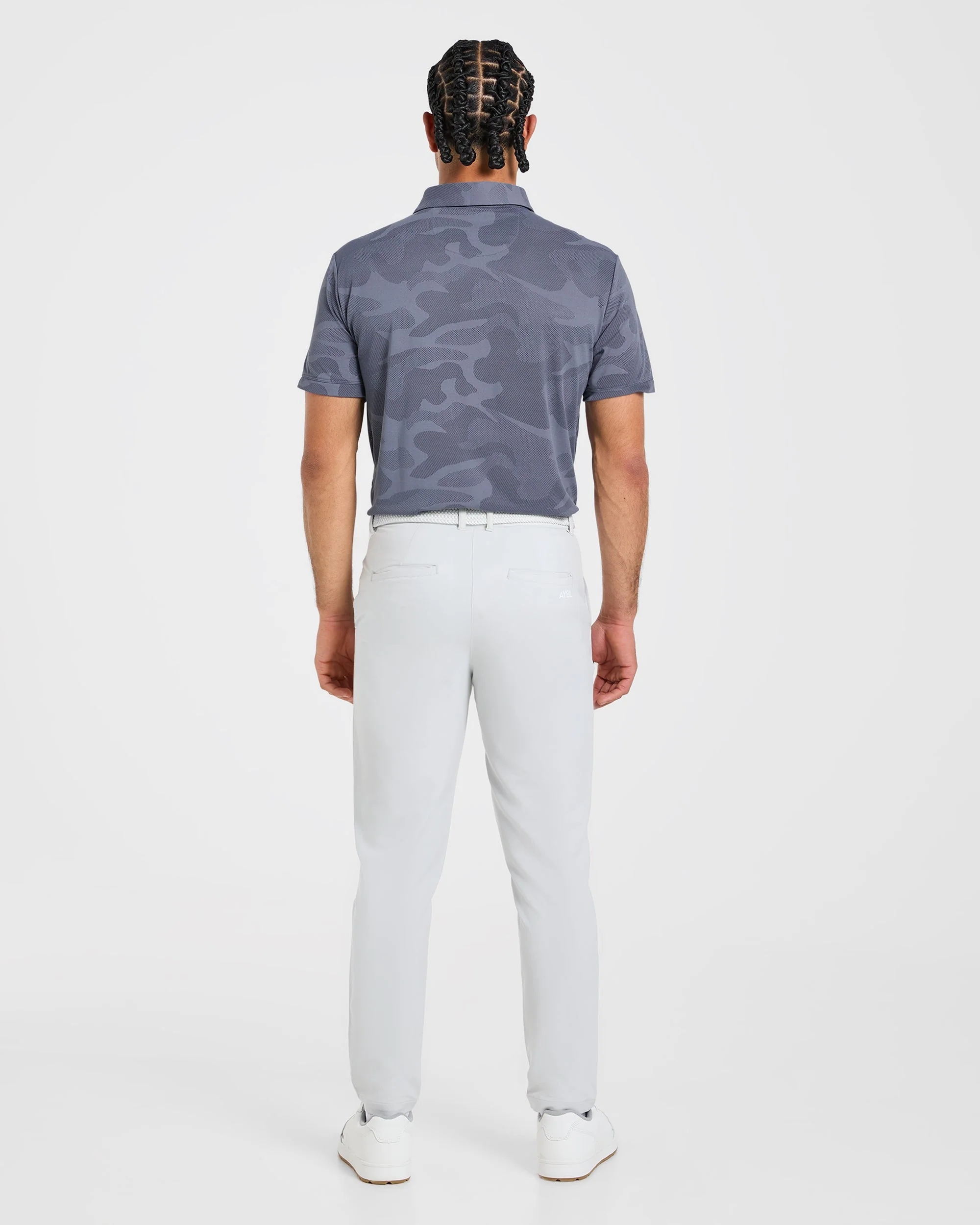 Camo Polo - Slate Bleu - Image 4