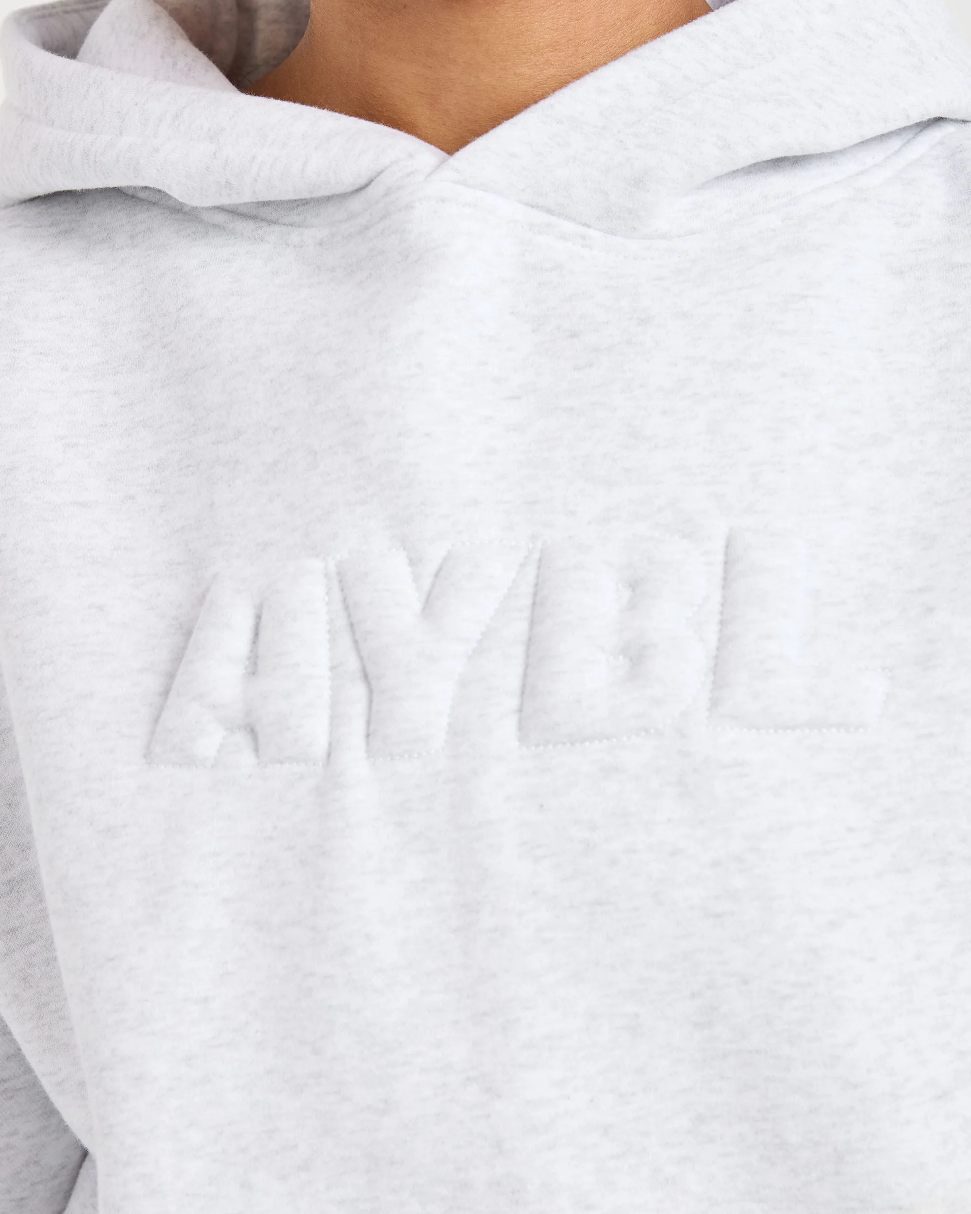 Classic Plush Oversized Hoodie - Heather Gris - Image 5