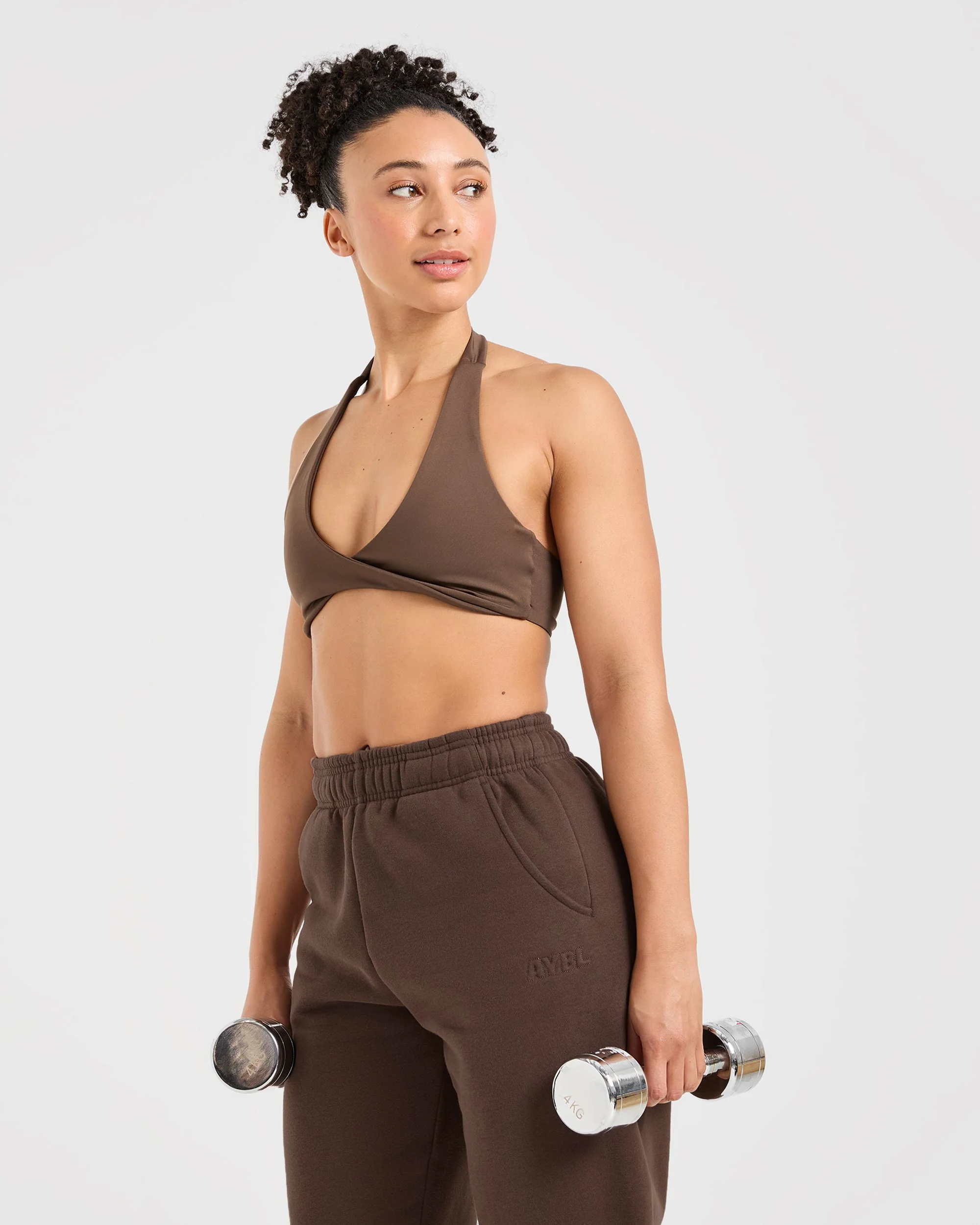 Classic Plush Oversized Joggers - Marron - Image 8