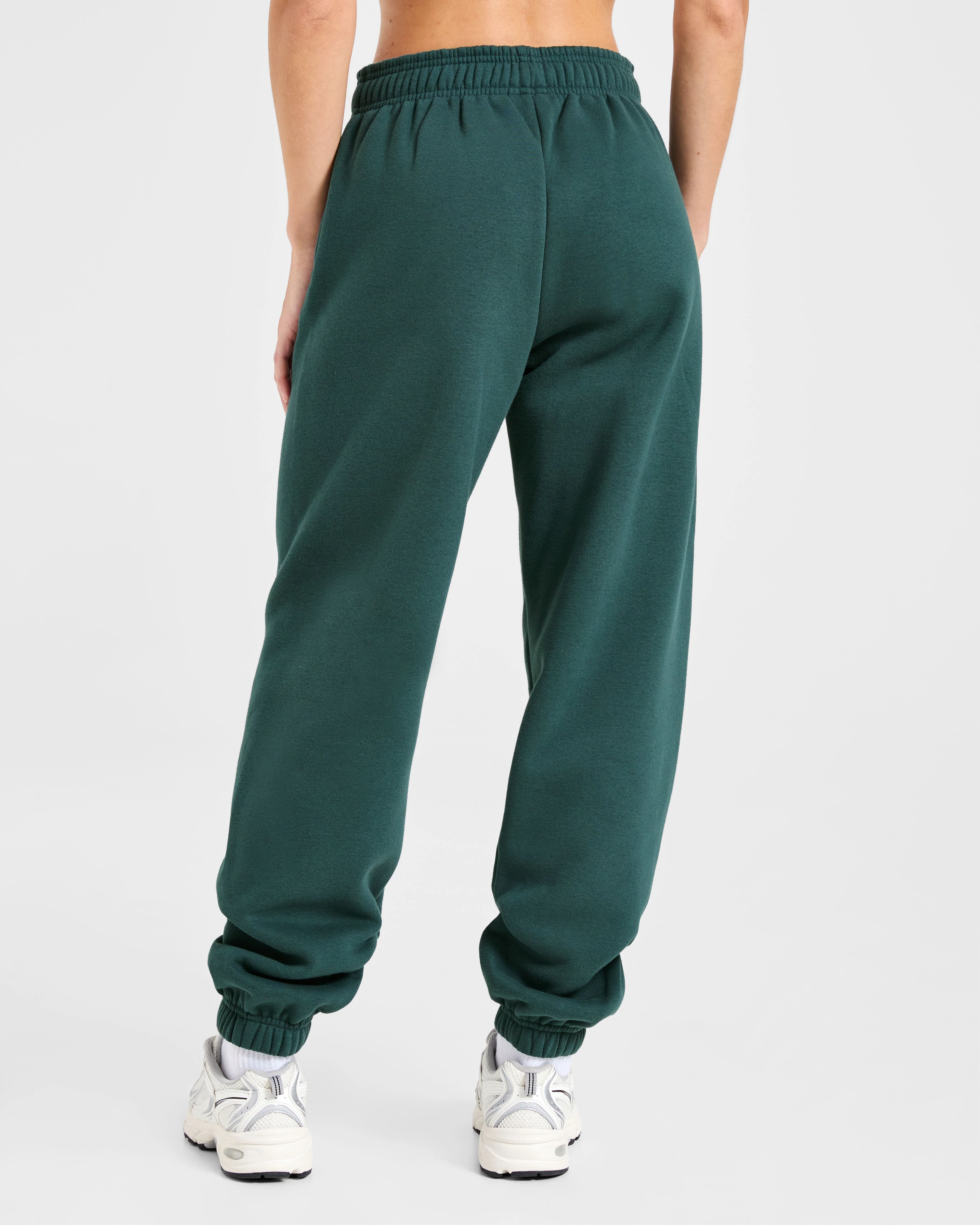 Classic Plush Oversized Joggers - Pine Vert - Image 2